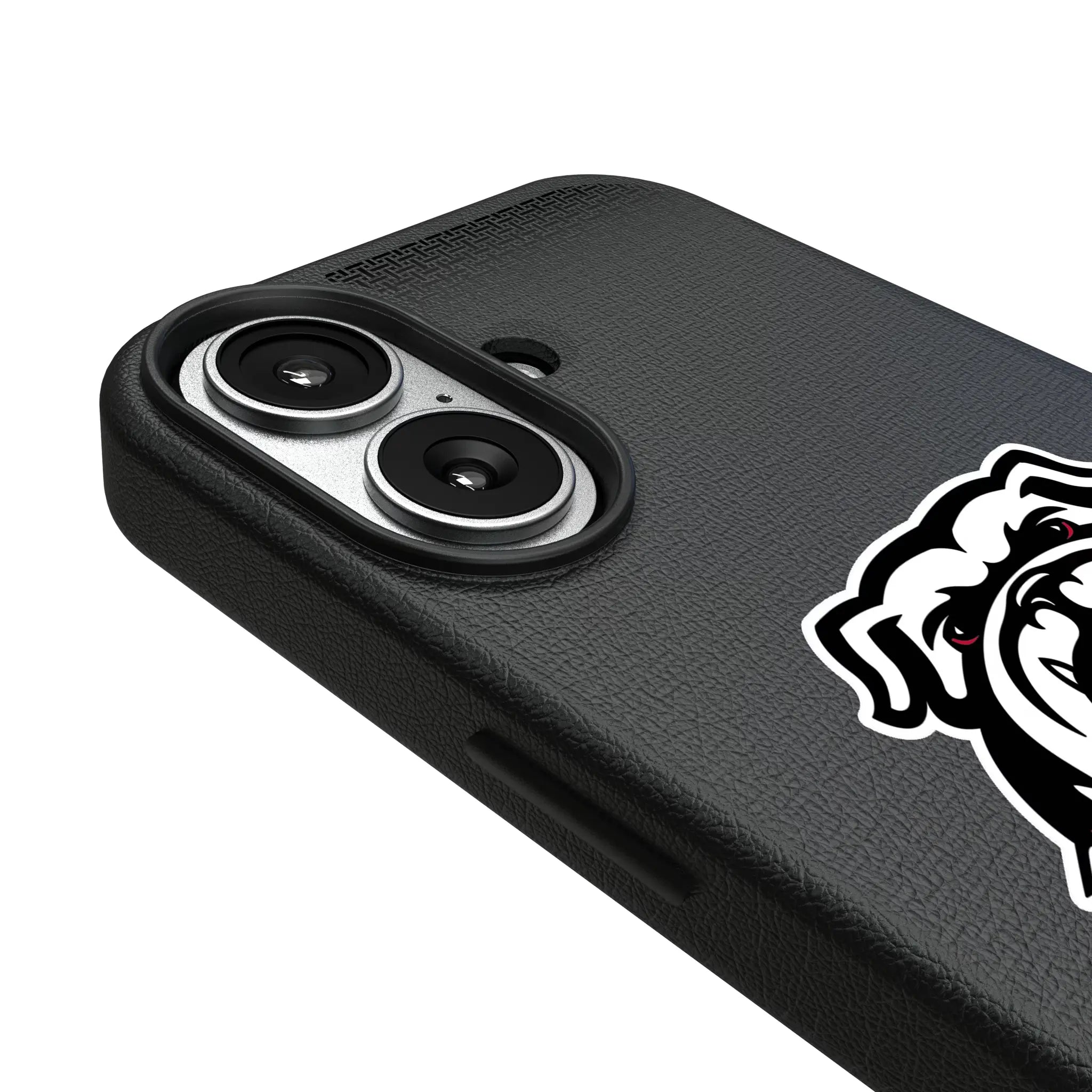 University of Georgia Bulldogs Uga Linen iPhone MagSafe Compatible Phone Case for Apple iPhone - Detail#Device_iPhone 17