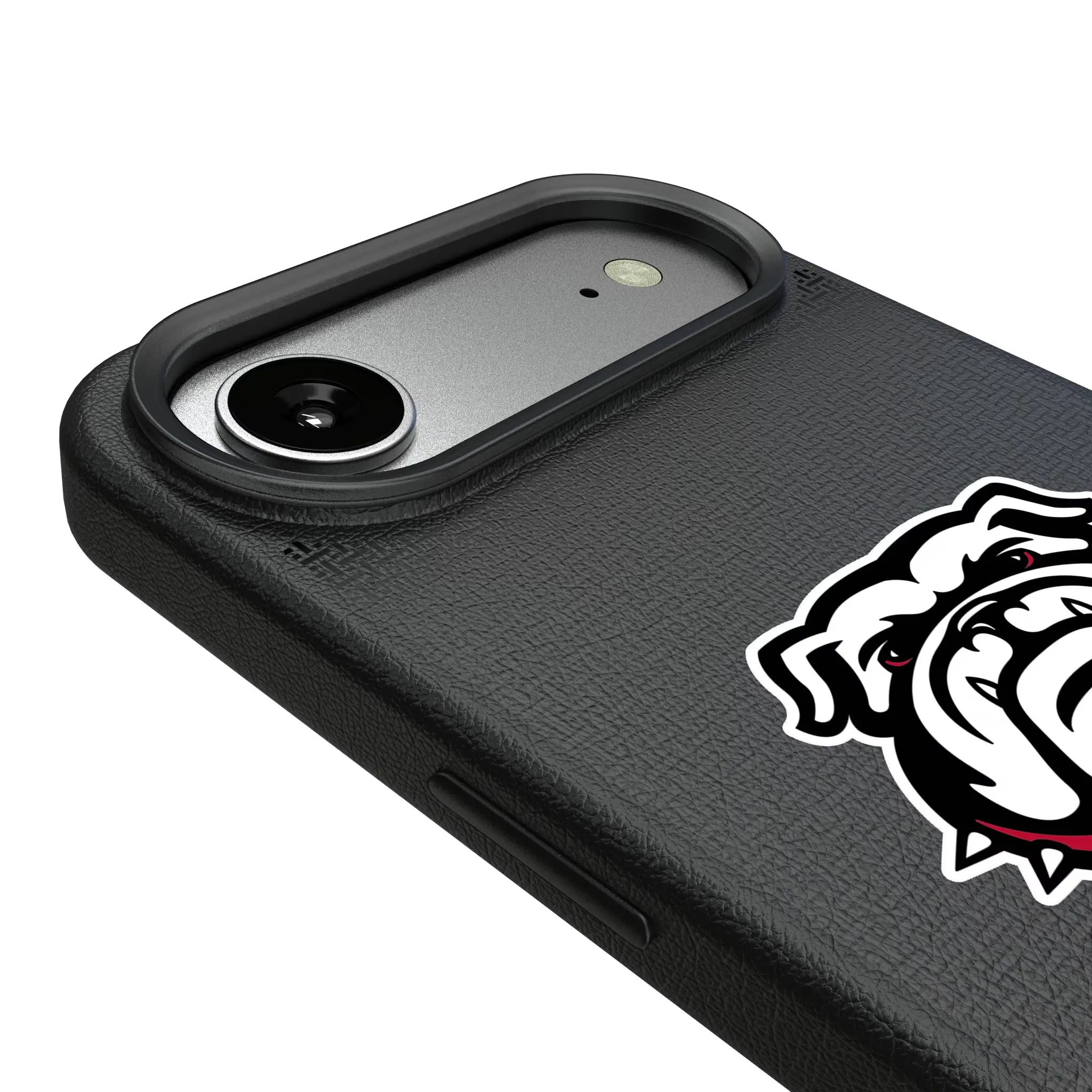 University of Georgia Bulldogs Uga Linen iPhone MagSafe Compatible Phone Case for Apple iPhone - Detail#Device_iPhone Air