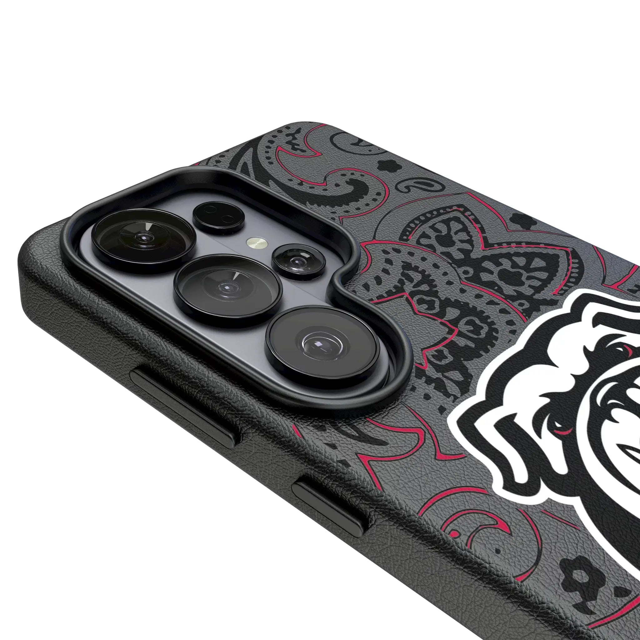 University of Georgia Bulldogs Uga Paisley Galaxy MagSafe Compatible Phone Case for Samsung Galaxy - Detail#Device_Galaxy S26 Ultra