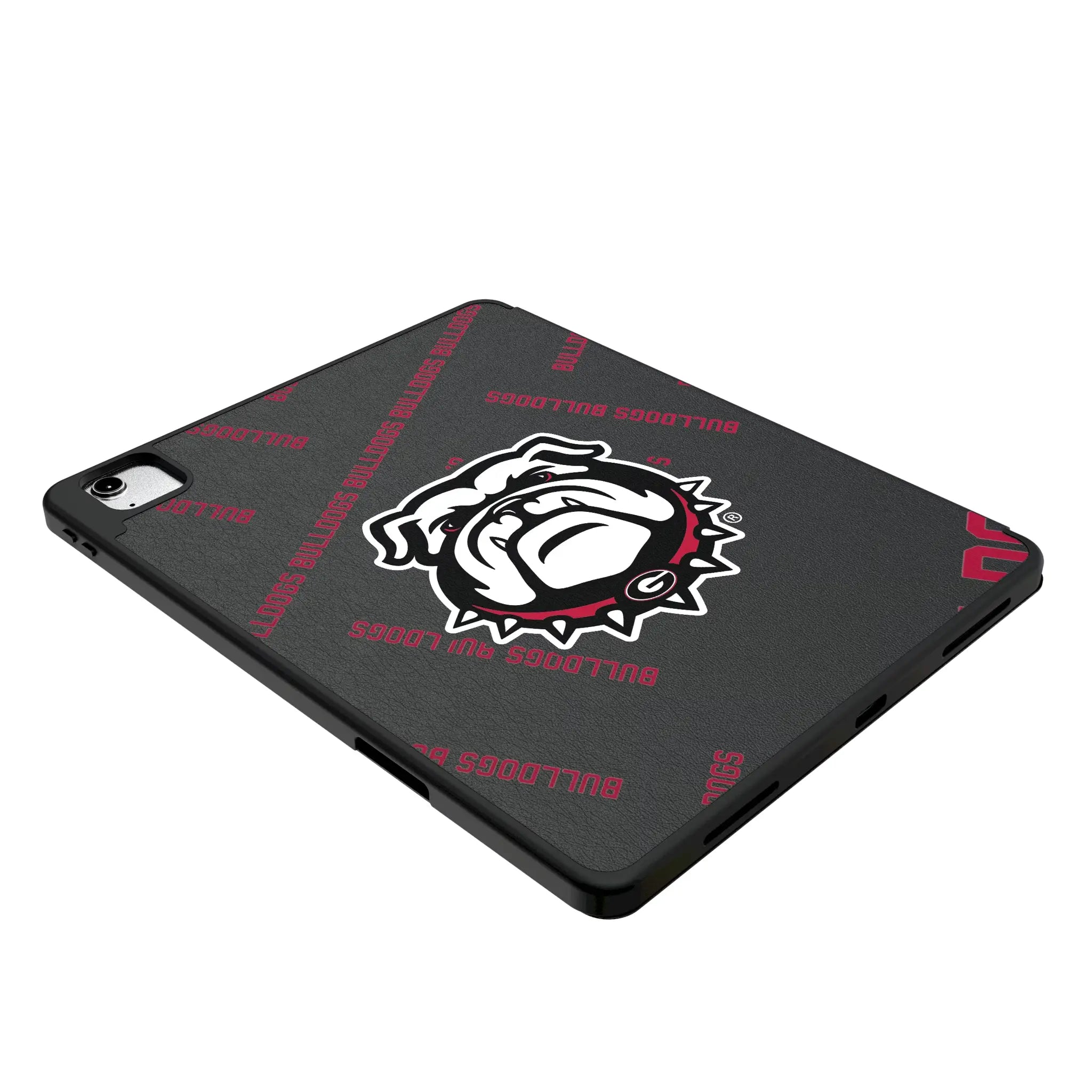University of Georgia Bulldogs Uga Quadtile iPad Tablet Case for Apple iPad - Isometric View