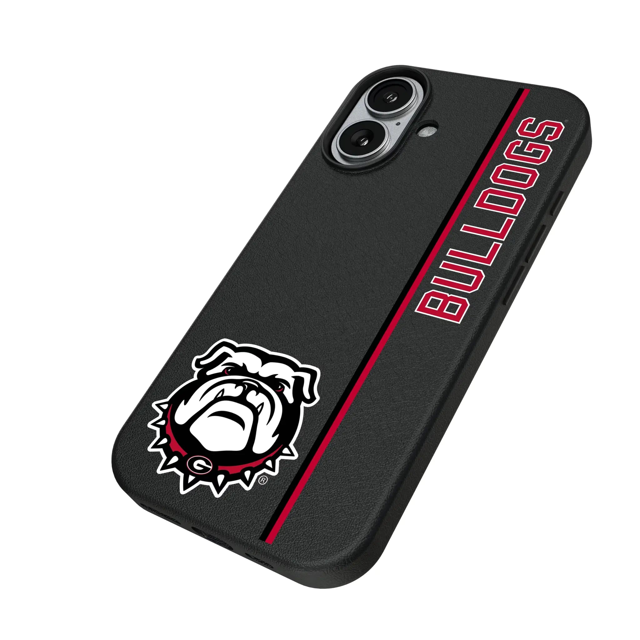 University of Georgia Bulldogs Uga Sidebar iPhone MagSafe Compatible Phone Case for Apple iPhone - Isometric View#Device_iPhone 17