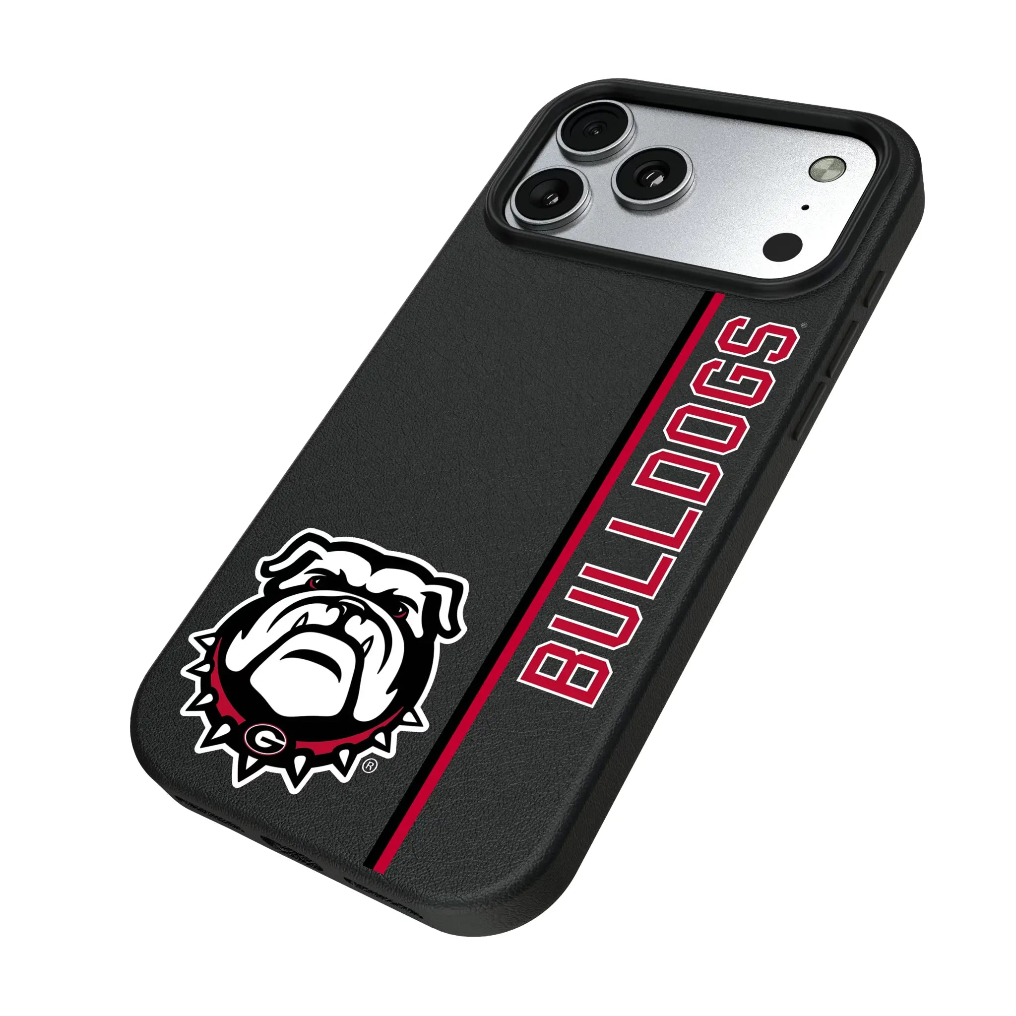 University of Georgia Bulldogs Uga Sidebar iPhone MagSafe Compatible Phone Case for Apple iPhone - Isometric View#Device_iPhone 17 Pro Max