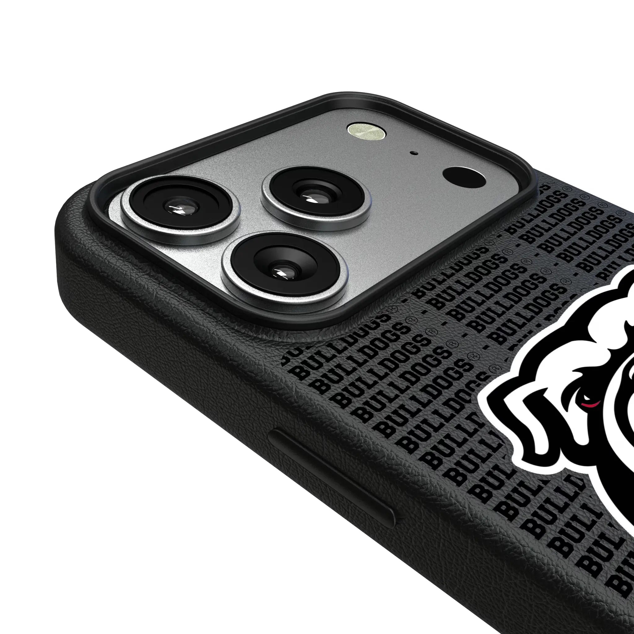 University of Georgia Bulldogs Uga Text Backdrop iPhone MagSafe Compatible Phone Case for Apple iPhone - Detail#Device_iPhone 17 Pro