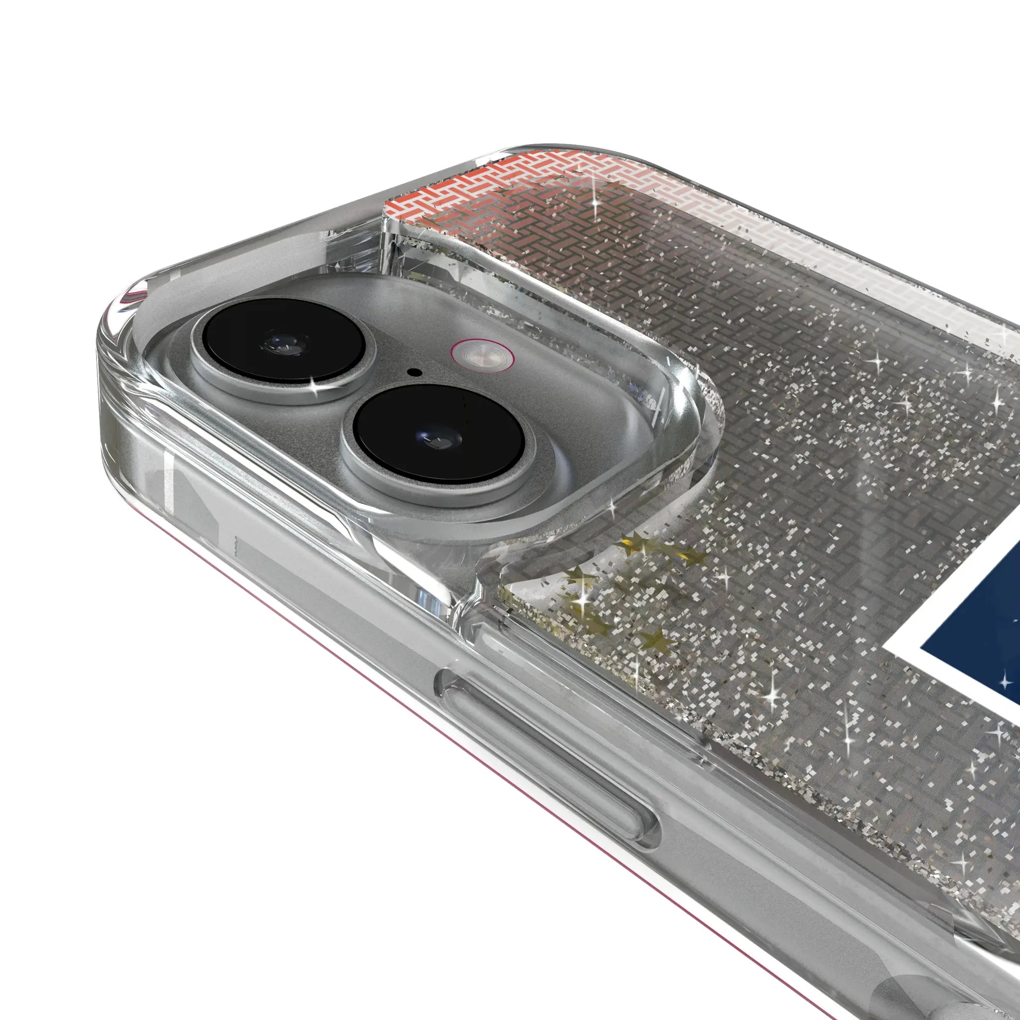 University of Illinois Fighting Illini Linen iPhone Glitter Phone Case for Apple iPhone - Detail