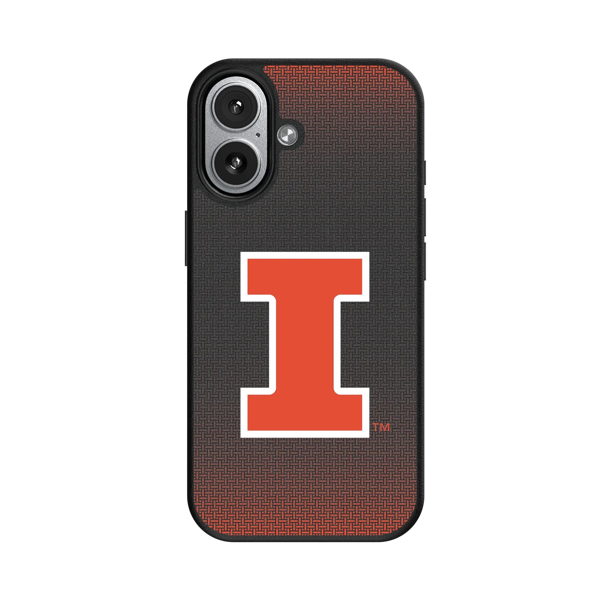 University of Illinois Fighting Illini Linen iPhone MagSafe Compatible Phone Case for Apple iPhone#Device_iPhone 17
