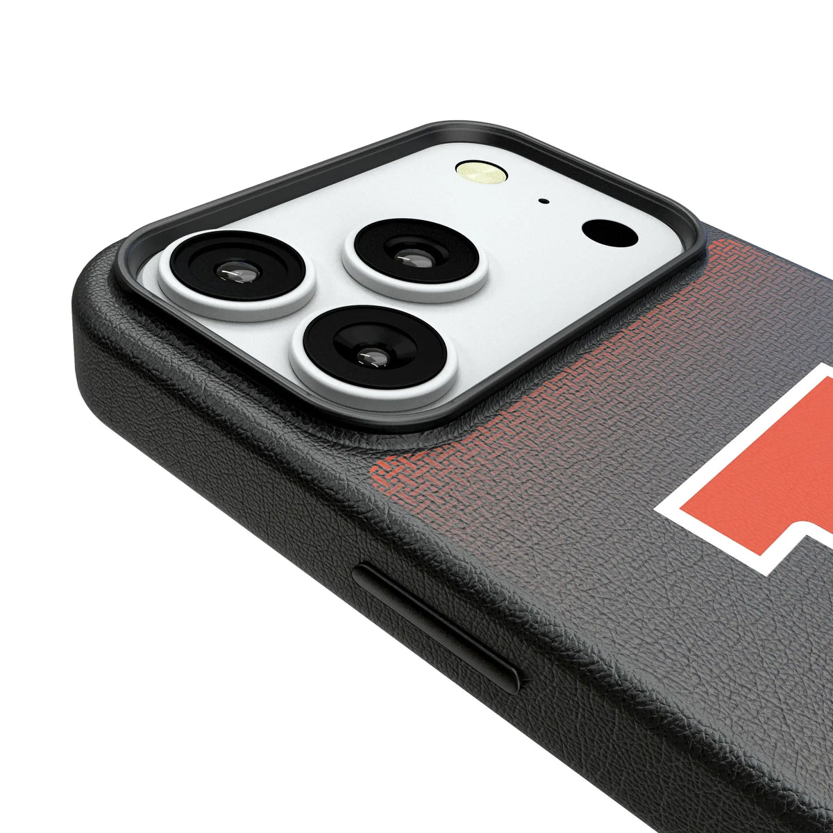 University of Illinois Fighting Illini Linen iPhone MagSafe Compatible Phone Case for Apple iPhone - Detail#Device_iPhone 18 Pro