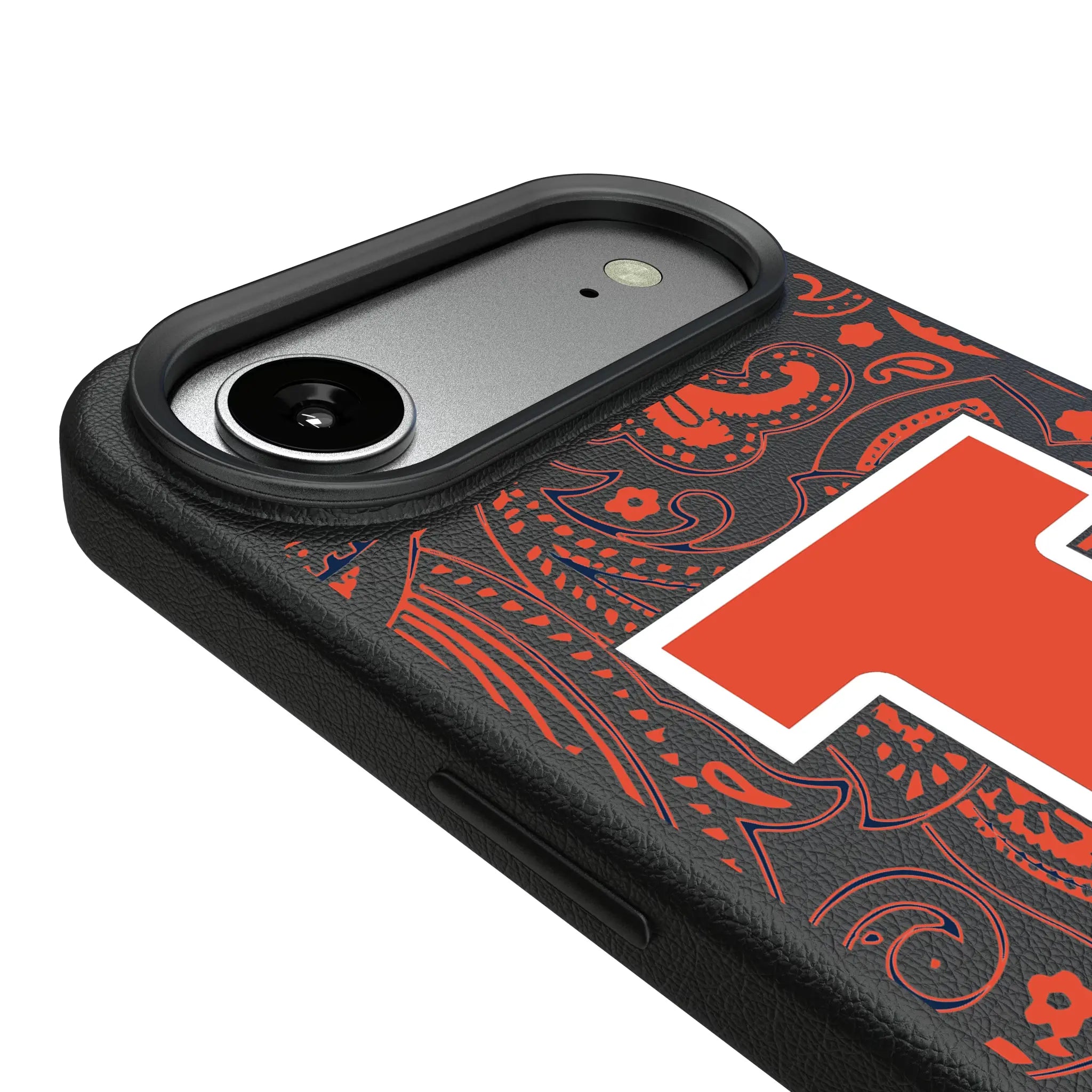 University of Illinois Fighting Illini Paisley iPhone MagSafe Compatible Phone Case for Apple iPhone - Detail#Device_iPhone Air