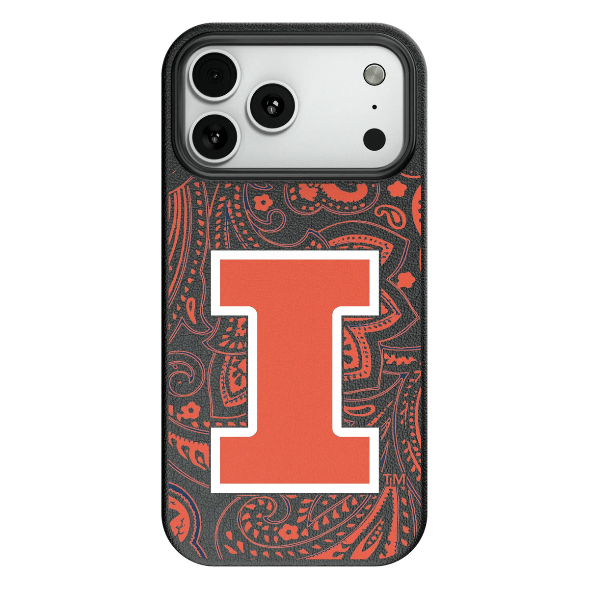 University of Illinois Fighting Illini Paisley MagSafe Compatible Phone Case for Apple iPhone