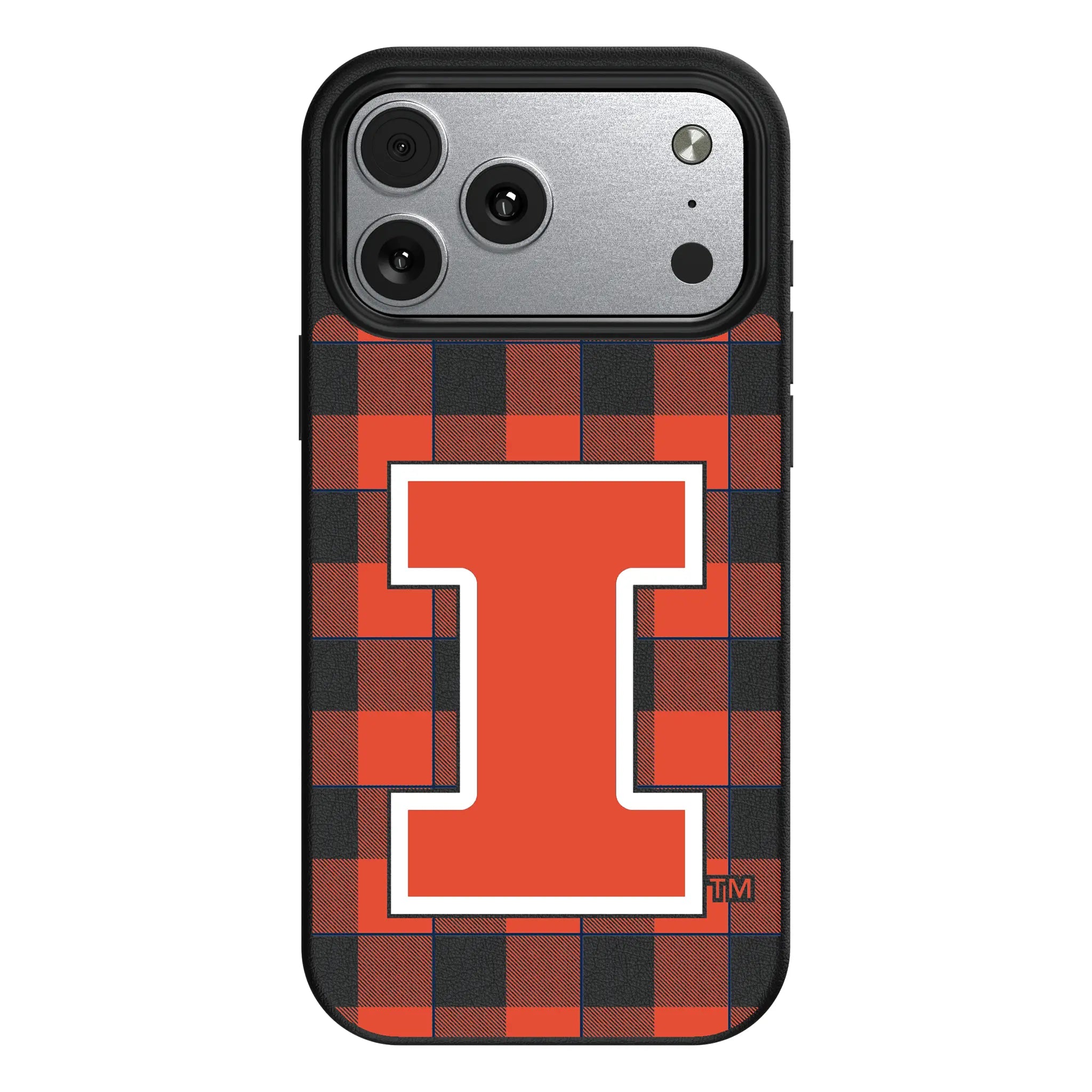 University of Illinois Fighting Illini Plaid iPhone MagSafe Compatible Phone Case for Apple iPhone#Device_iPhone 17 Pro Max