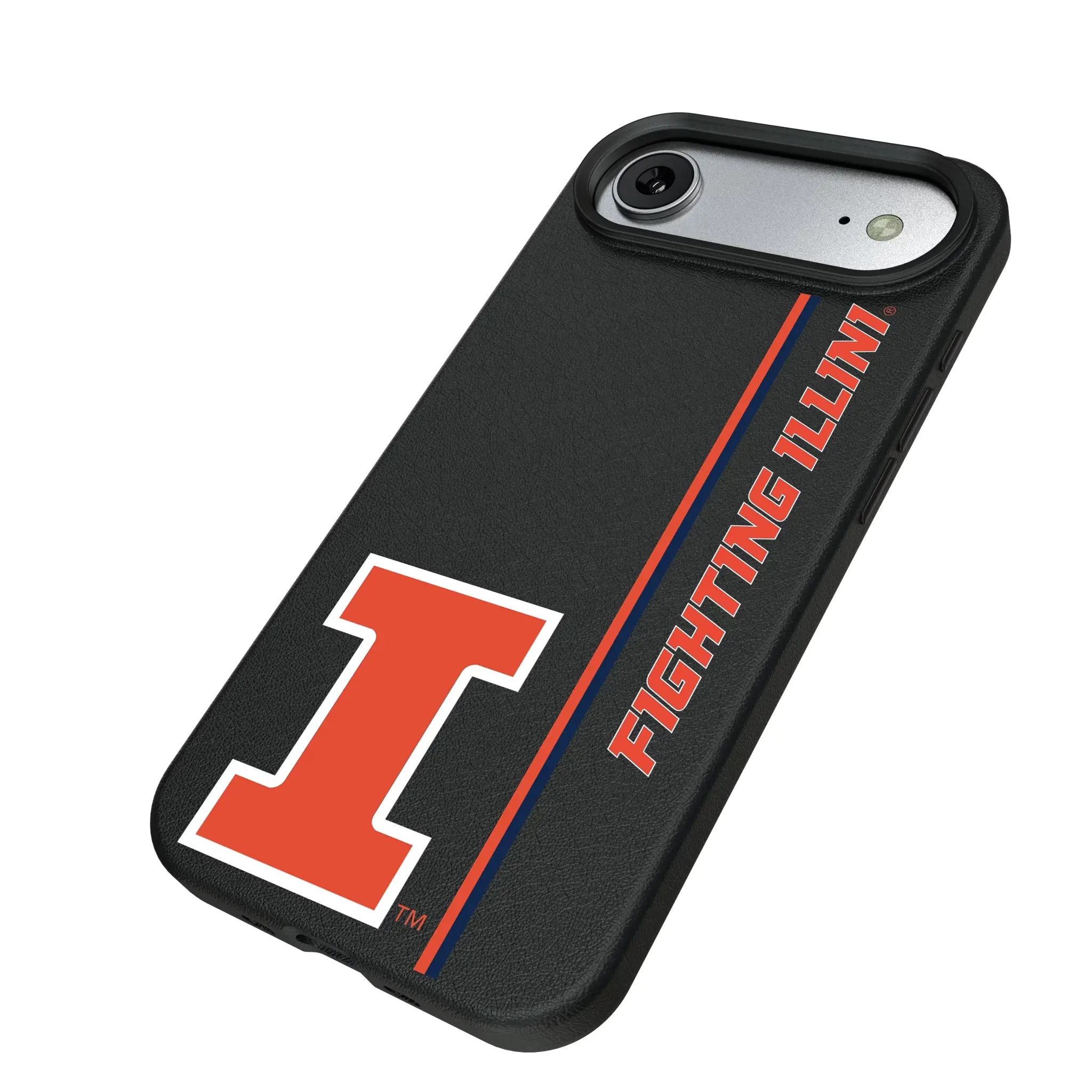 University of Illinois Fighting Illini Sidebar iPhone MagSafe Compatible Phone Case for Apple iPhone - Isometric View#Device_iPhone Air