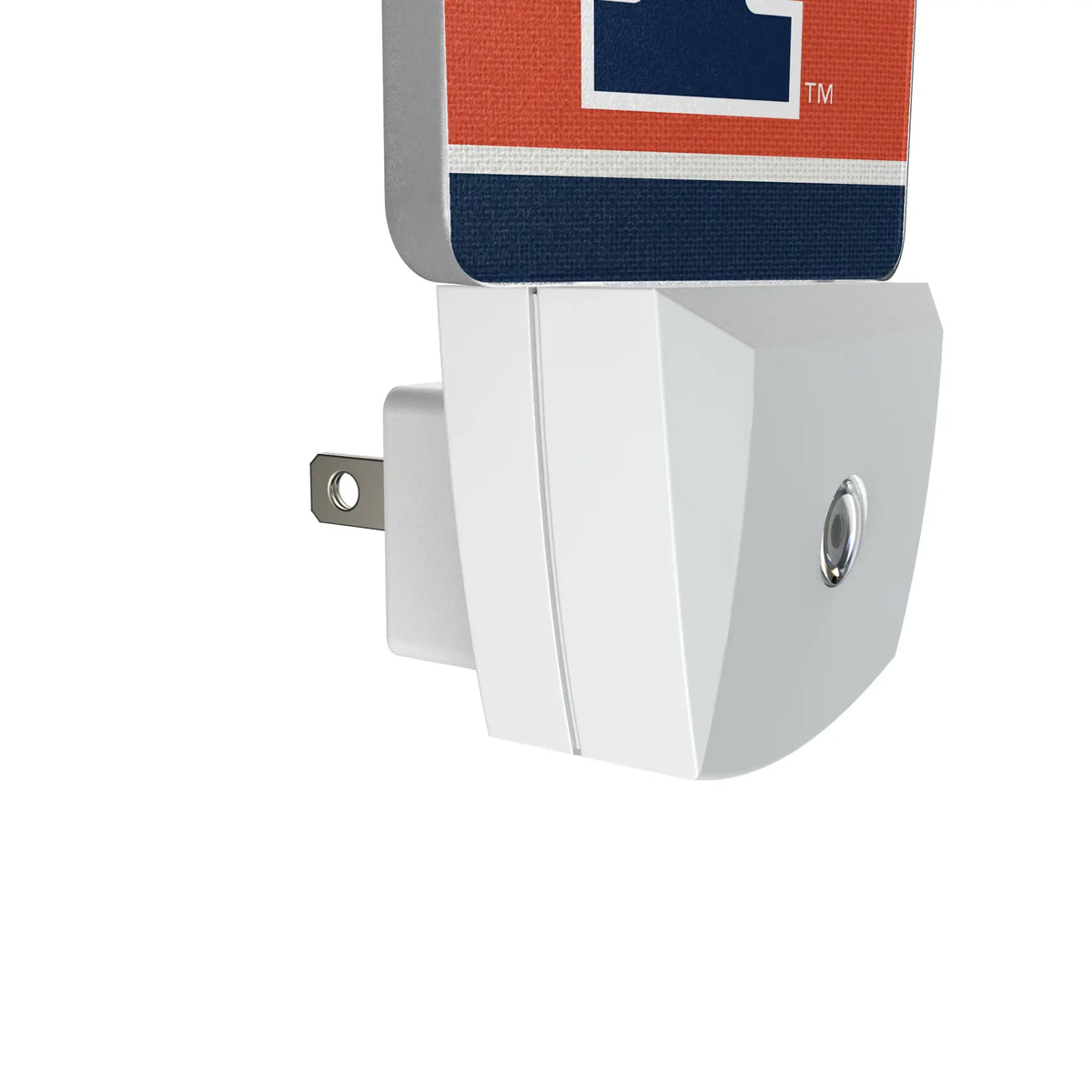 University of Illinois Fighting Illini Stripe Night Light 2-Pack - Detail