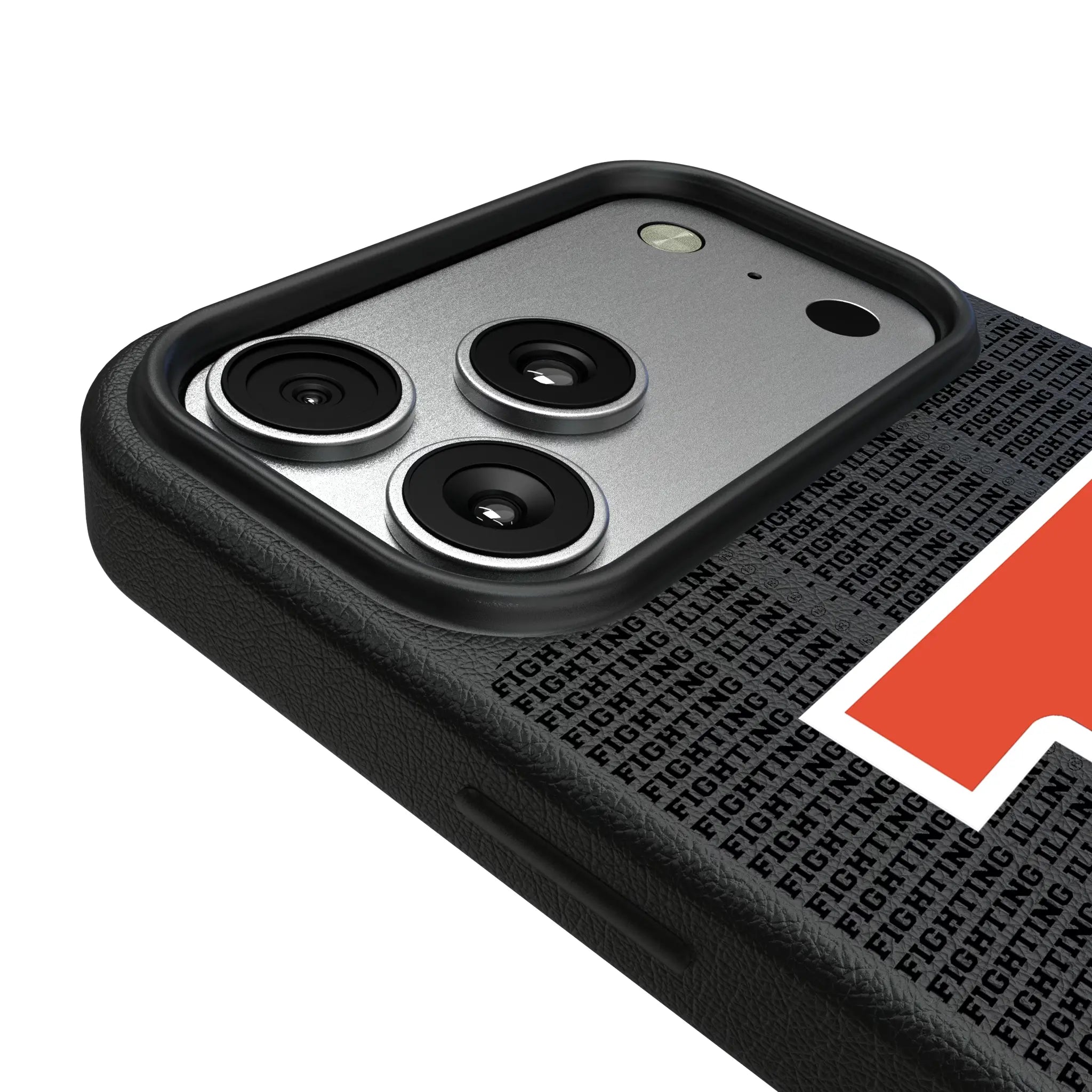University of Illinois Fighting Illini Text Backdrop iPhone MagSafe Compatible Phone Case for Apple iPhone - Detail#Device_iPhone 17 Pro Max
