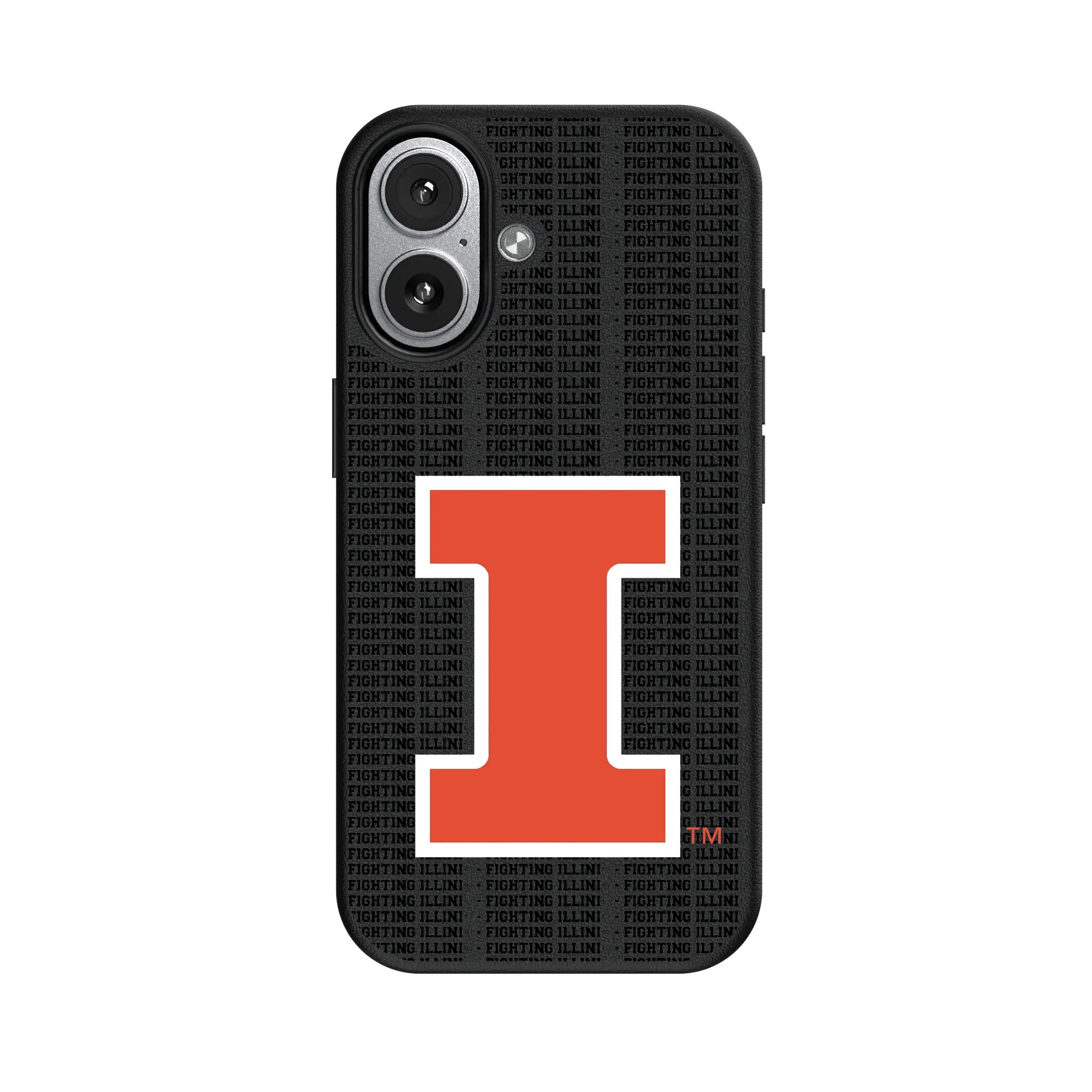 University of Illinois Fighting Illini Text Backdrop iPhone MagSafe Compatible Phone Case for Apple iPhone#Device_iPhone 17