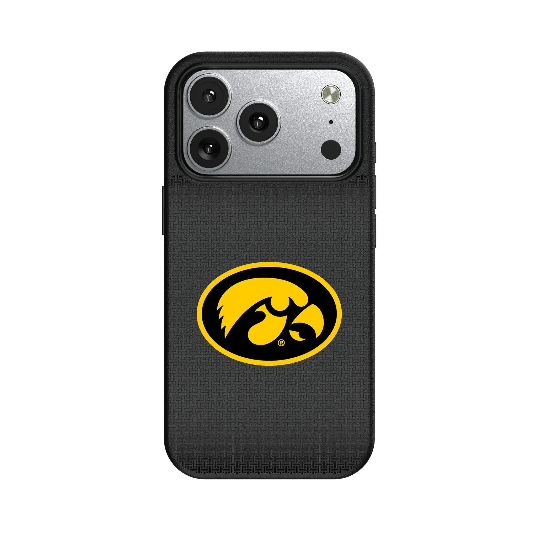 University of Iowa Hawkeyes Linen iPhone MagSafe Compatible Phone Case for Apple iPhone#Device_iPhone 17 Pro