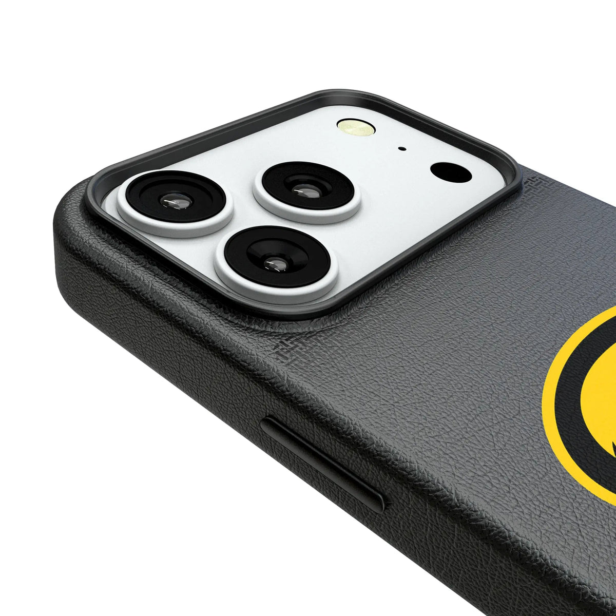 University of Iowa Hawkeyes Linen iPhone MagSafe Compatible Phone Case for Apple iPhone - Detail#Device_iPhone 18 Pro