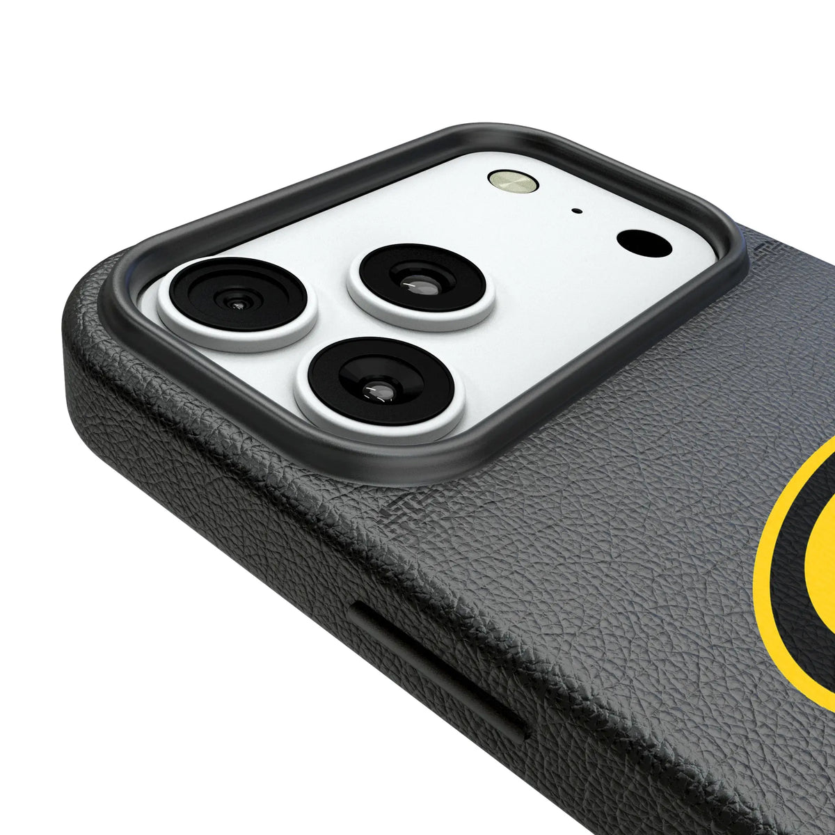 University of Iowa Hawkeyes Linen iPhone MagSafe Compatible Phone Case for Apple iPhone - Detail#Device_iPhone 18 Pro Max
