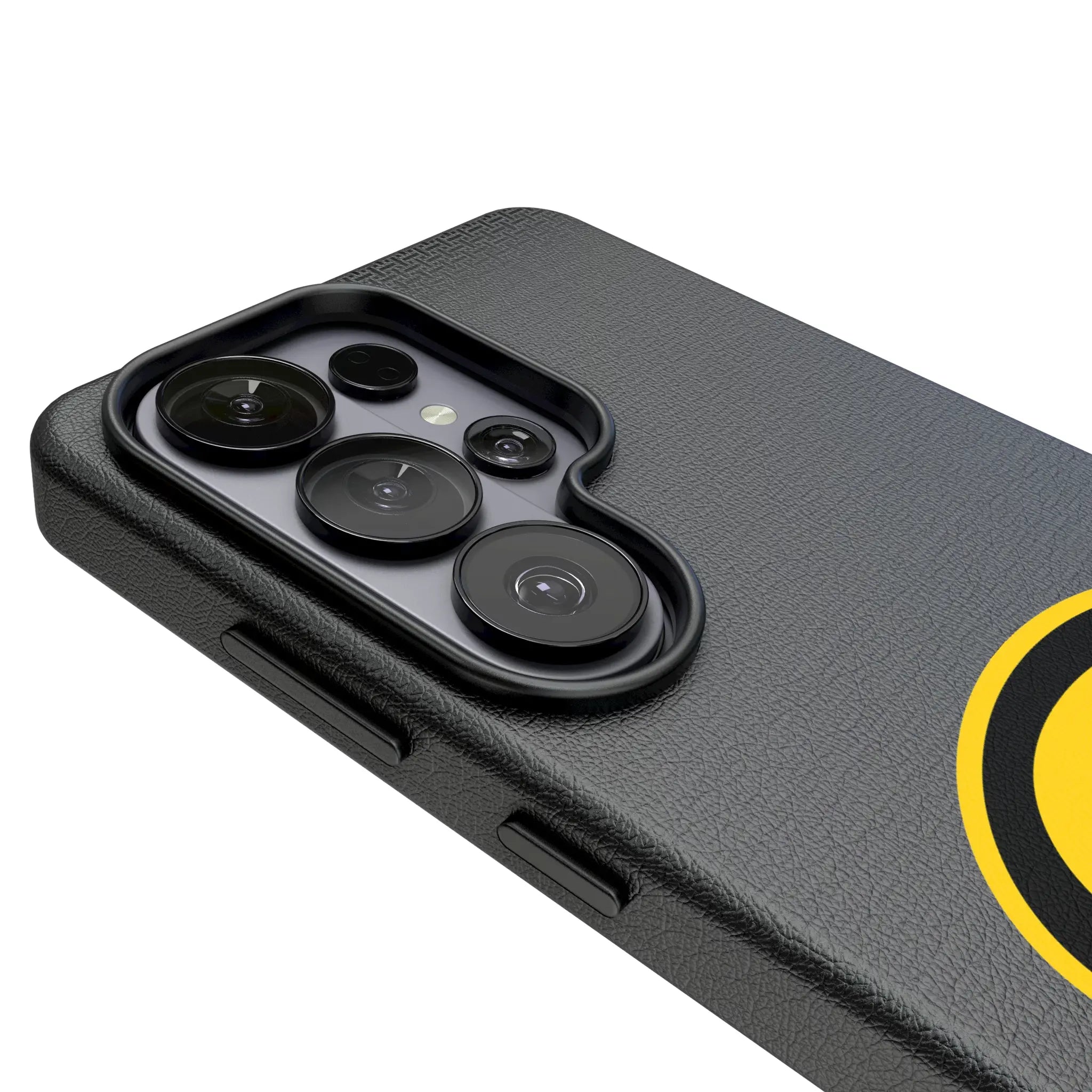 University of Iowa Hawkeyes Linen Galaxy MagSafe Compatible Phone Case for Samsung Galaxy - Detail#Device_Galaxy S26 Ultra