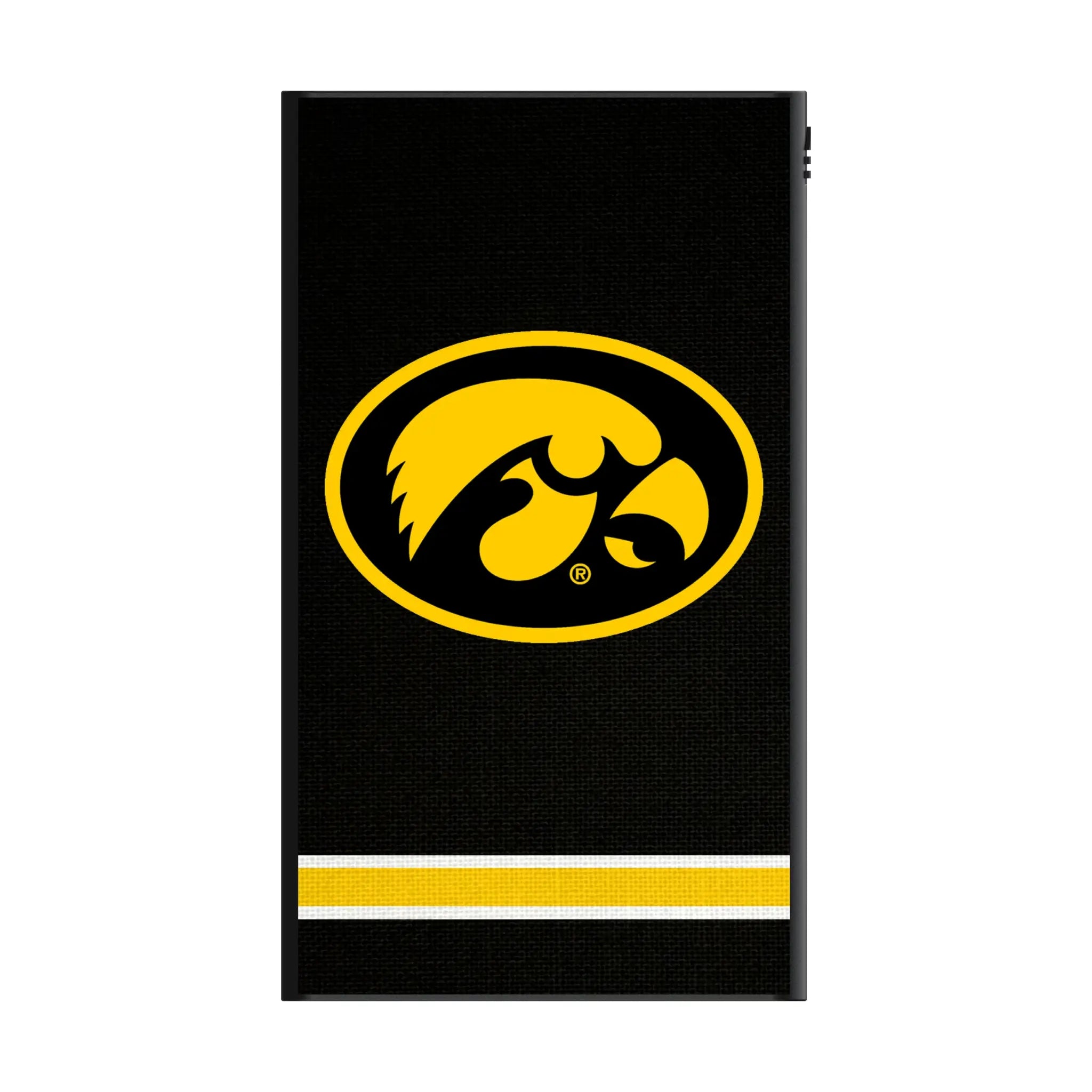 University of Iowa Hawkeyes Stripe 5000mAh Flat Power Bank