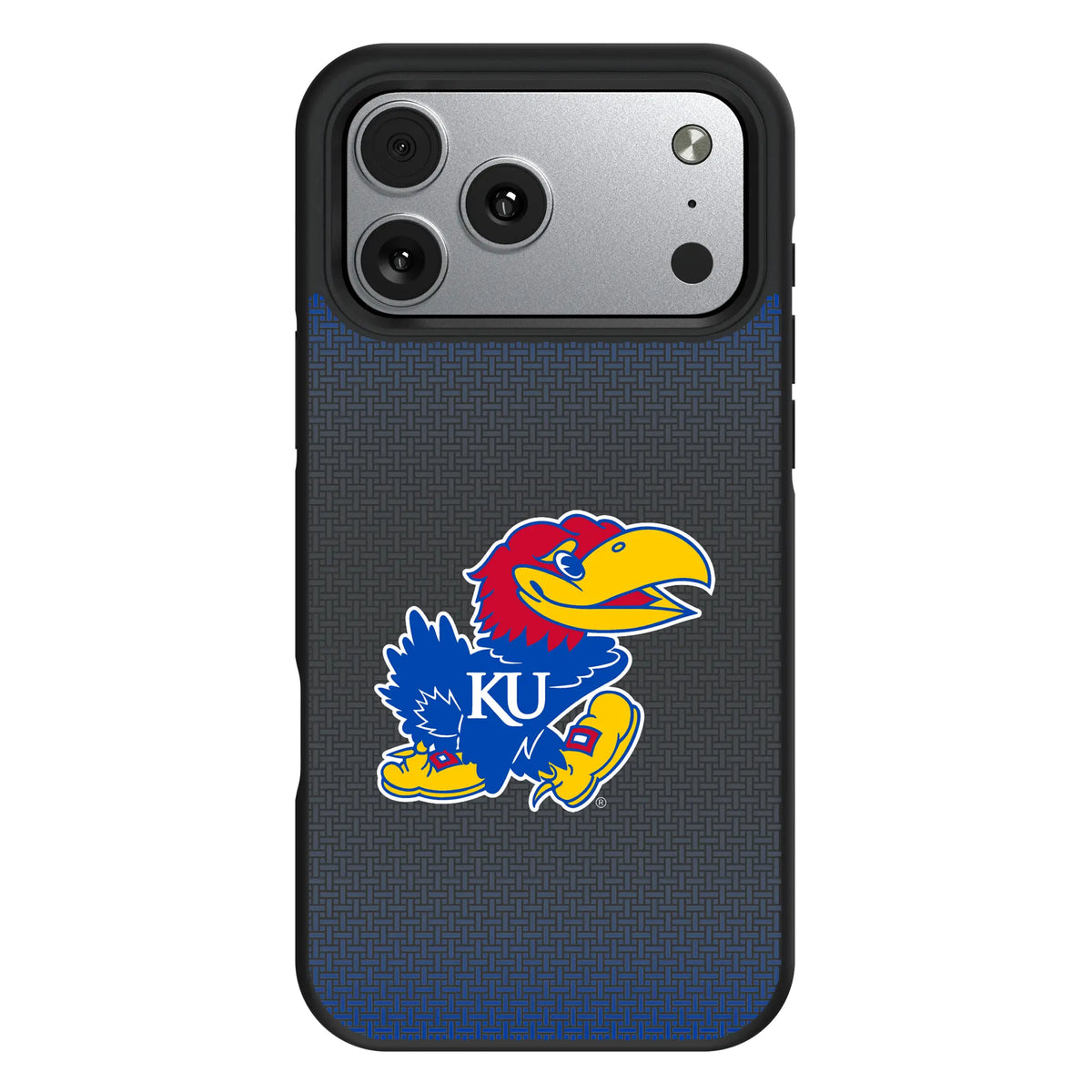 University of Kansas Jayhawks Linen iPhone Bump Phone Case for Apple iPhone#Device_iPhone 17 Pro Max