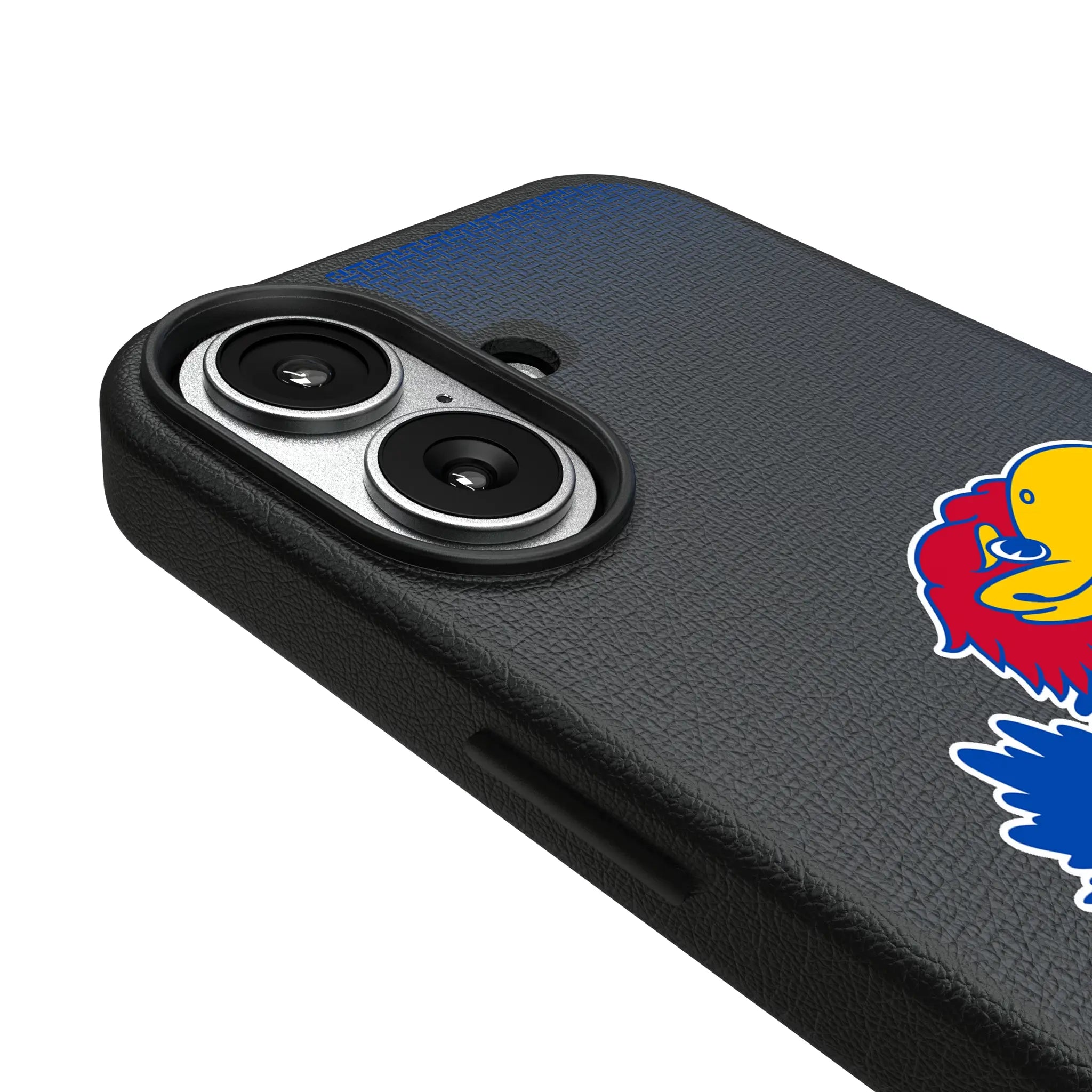 University of Kansas Jayhawks Linen iPhone MagSafe Compatible Phone Case for Apple iPhone - Detail#Device_iPhone 17