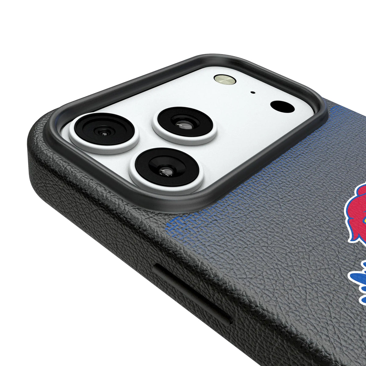 University of Kansas Jayhawks Linen iPhone MagSafe Compatible Phone Case for Apple iPhone - Detail#Device_iPhone 18 Pro Max