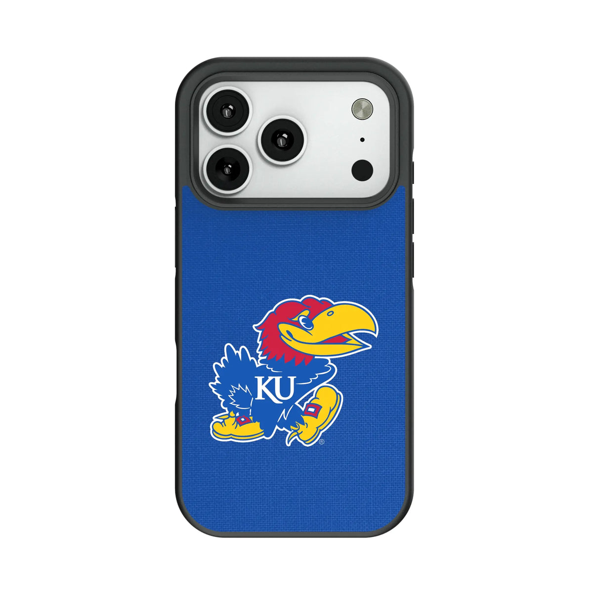 University of Kansas Jayhawks Solid Bump Phone Case for Apple iPhone