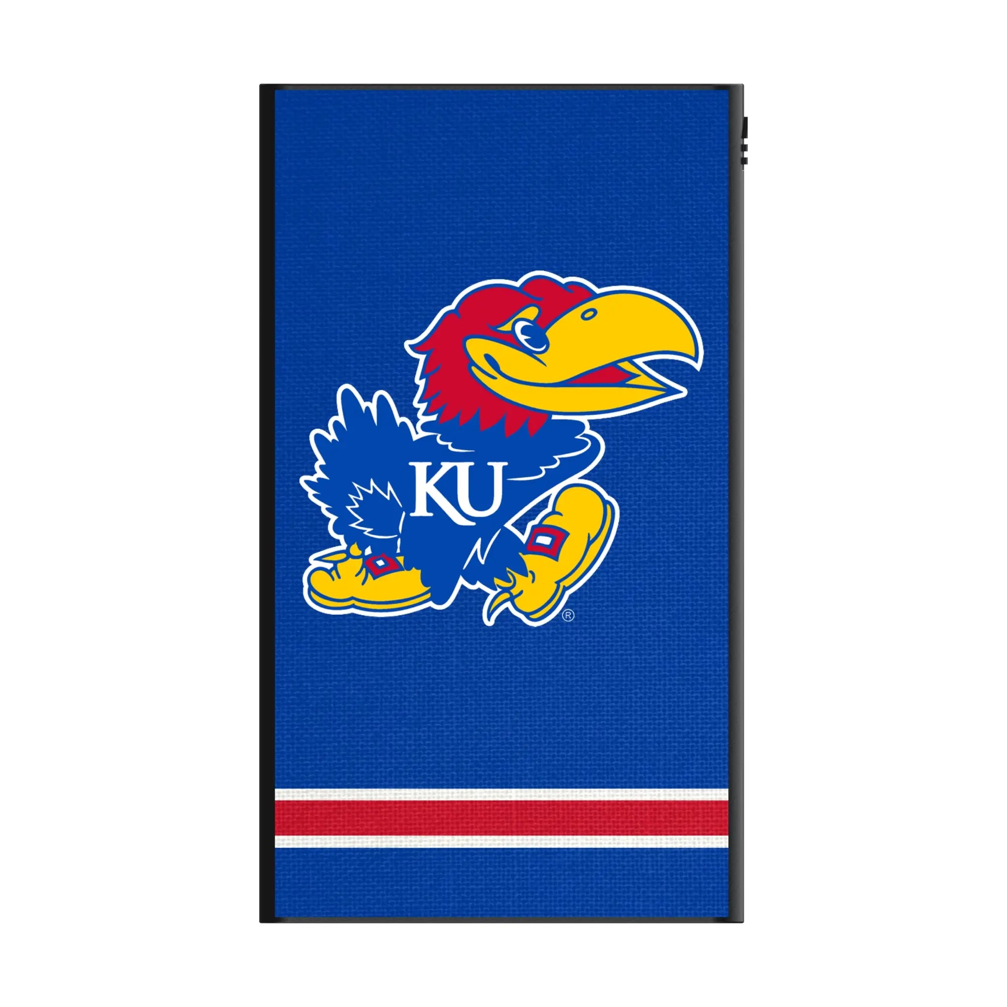 University of Kansas Jayhawks Stripe 5000mAh Flat Power Bank