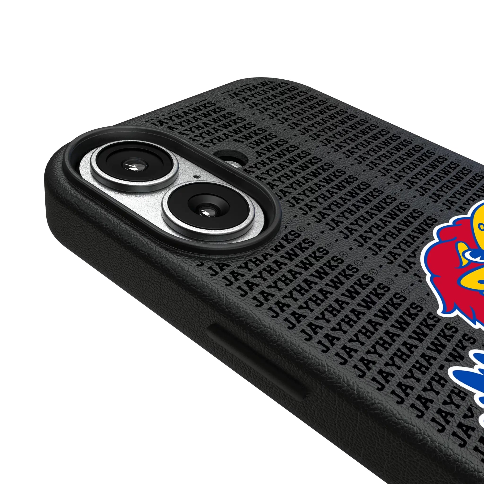 University of Kansas Jayhawks Text Backdrop iPhone MagSafe Compatible Phone Case for Apple iPhone - Detail#Device_iPhone 17