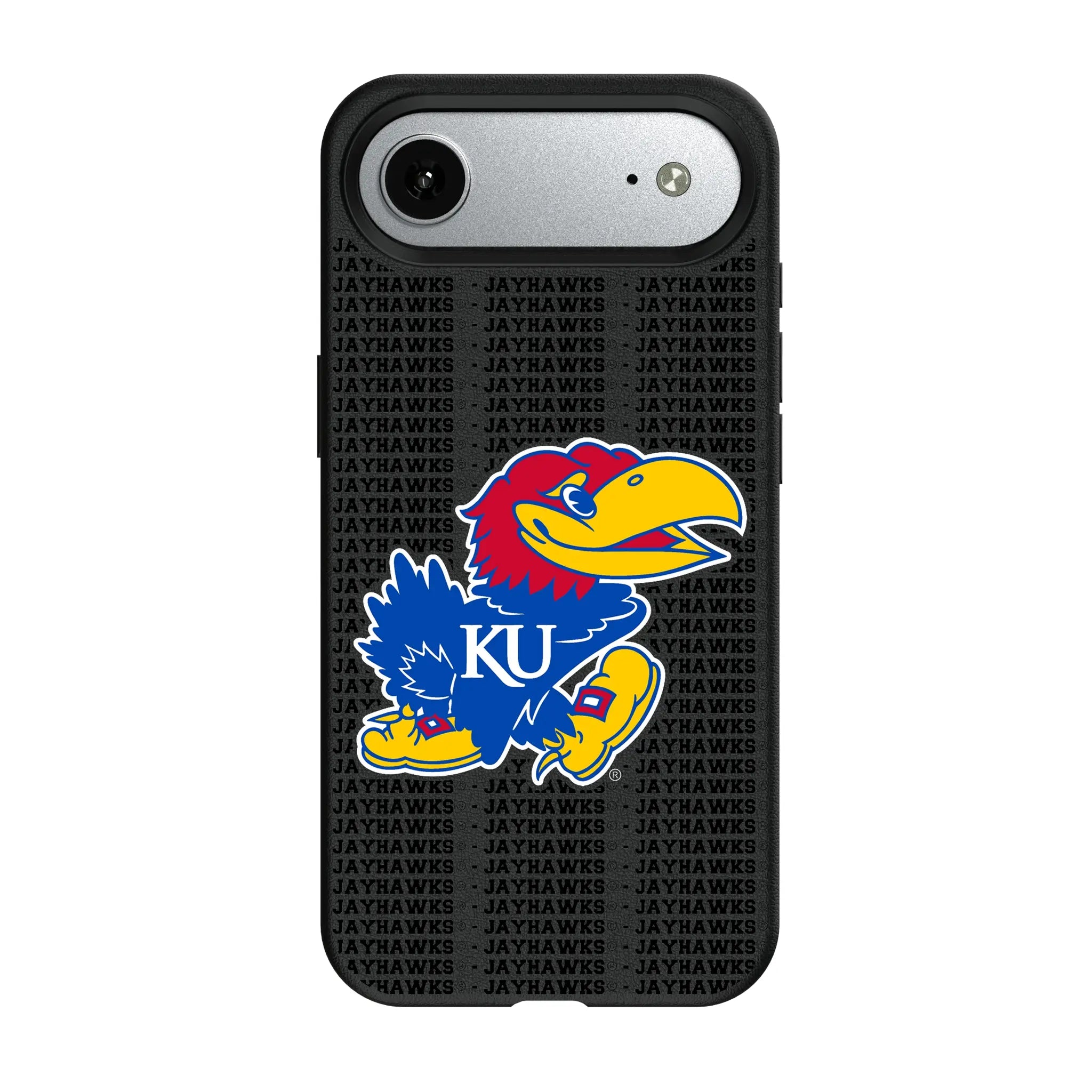 University of Kansas Jayhawks Text Backdrop iPhone MagSafe Compatible Phone Case for Apple iPhone#Device_iPhone Air
