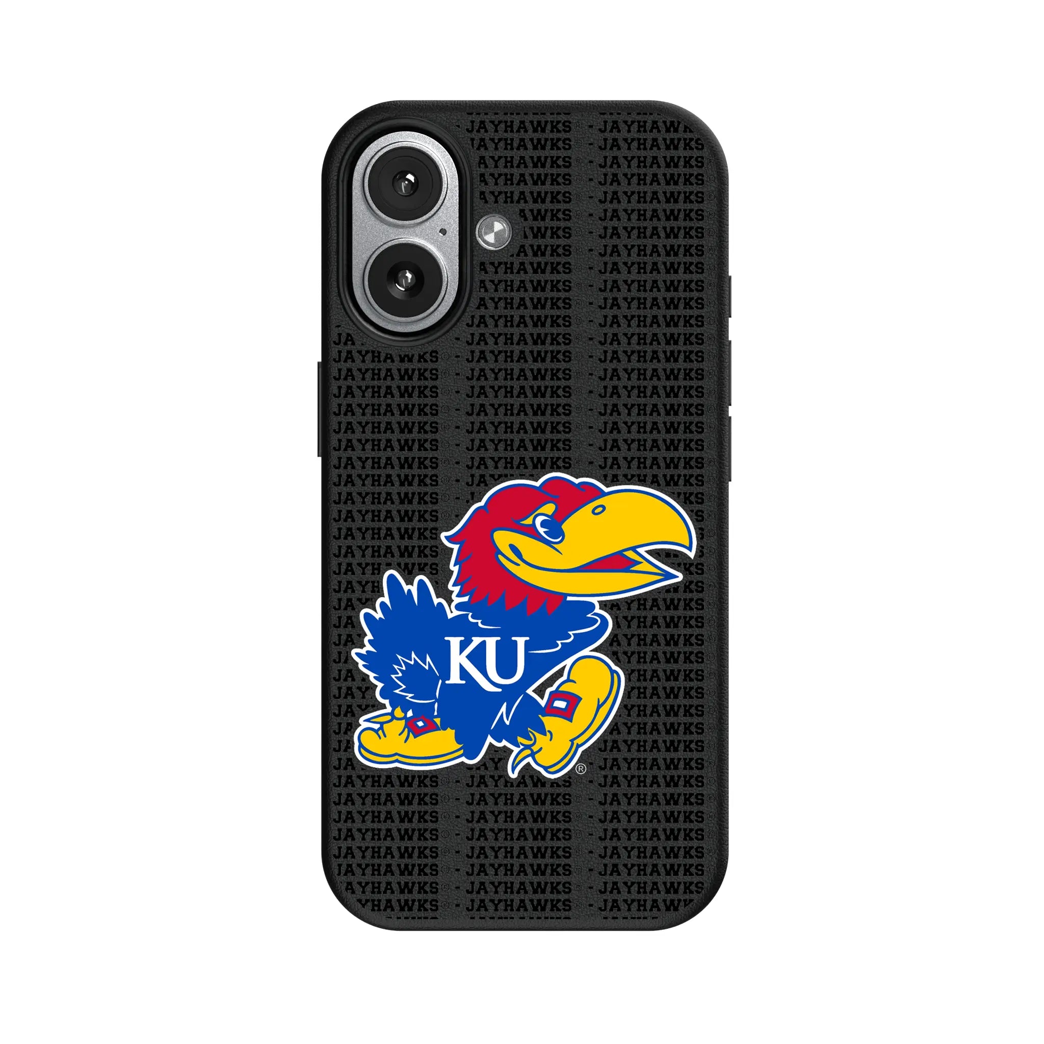 University of Kansas Jayhawks Text Backdrop iPhone MagSafe Compatible Phone Case for Apple iPhone#Device_iPhone 17