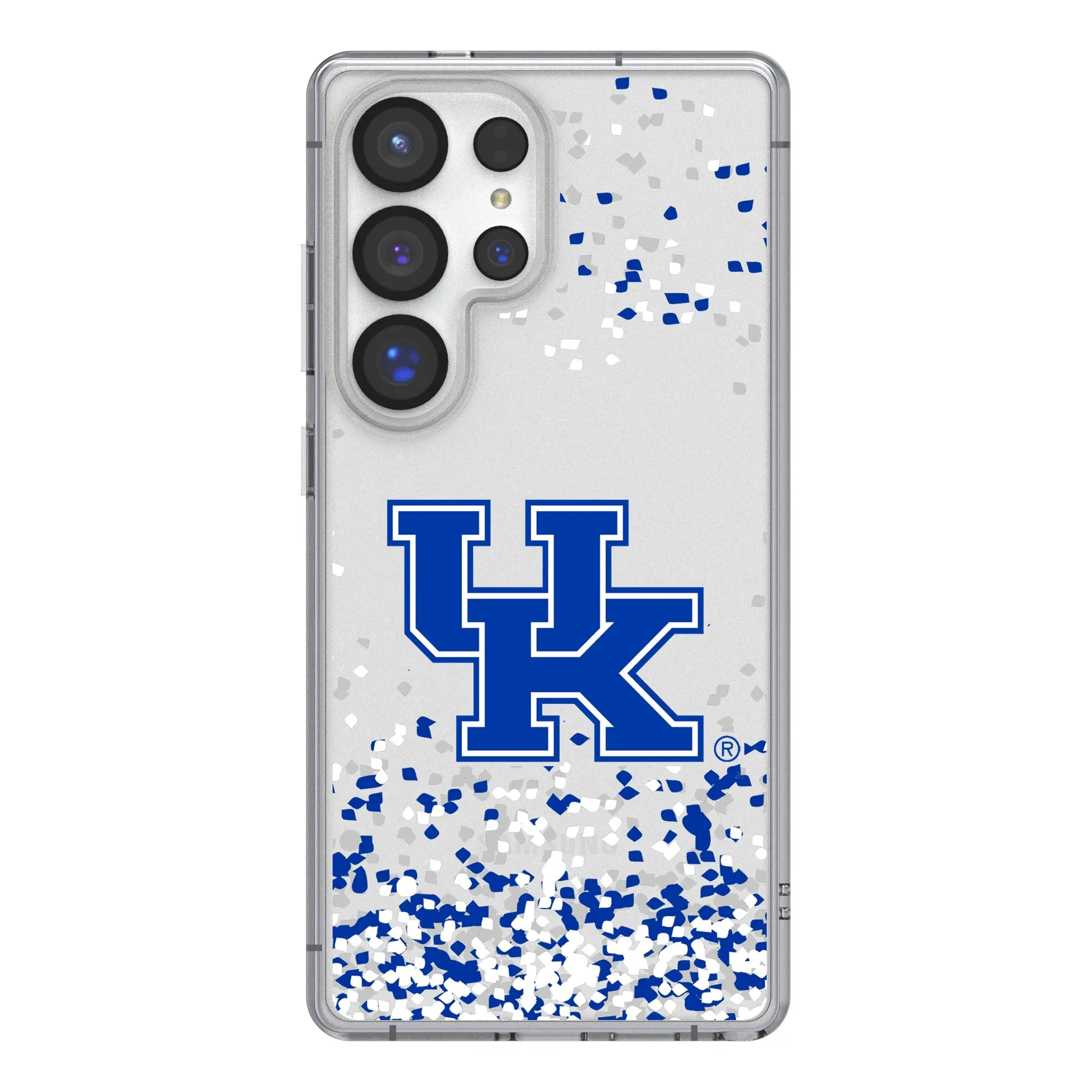 University of Kentucky Wildcats Confetti Galaxy Clear Phone Case for Samsung Galaxy#Device_Galaxy S25 Ultra
