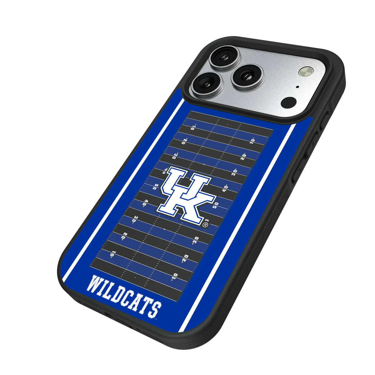University of Kentucky Wildcats Field iPhone Bump Phone Case for Apple iPhone - Isometric View#Device_iPhone 17 Pro