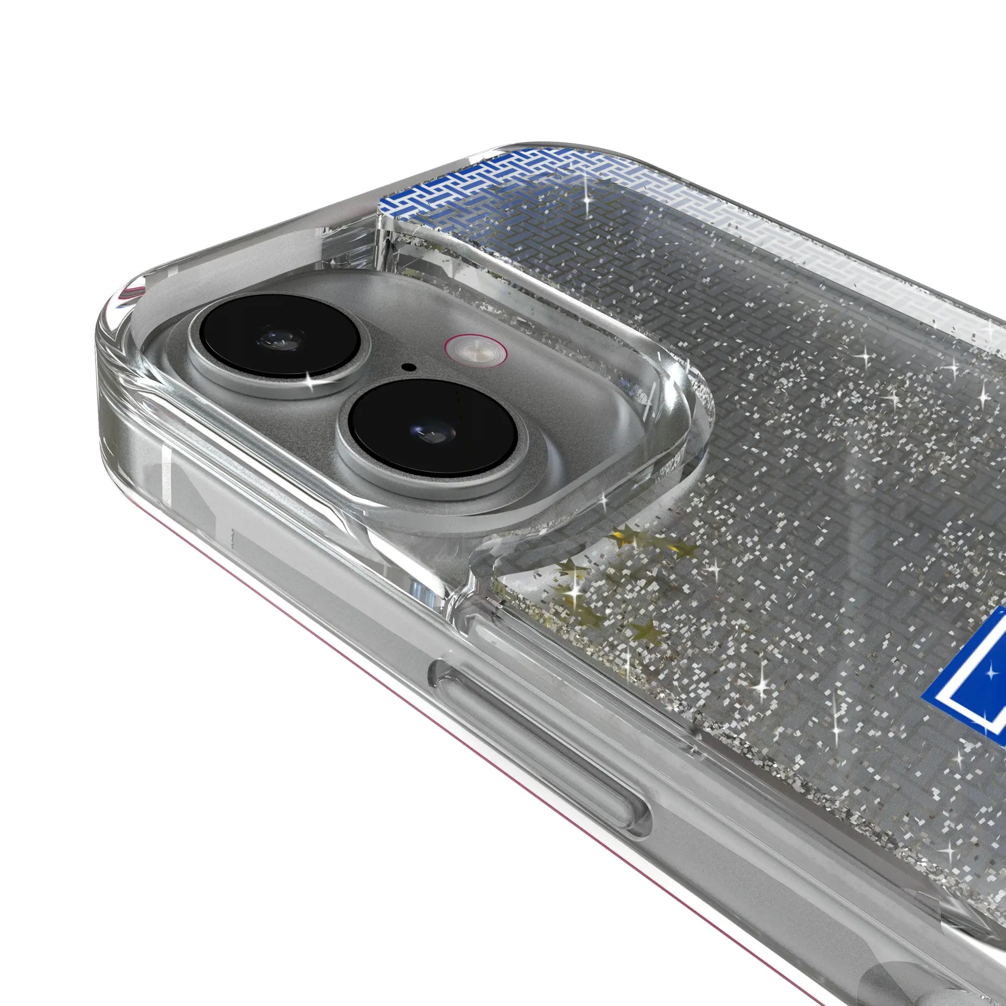 University of Kentucky Wildcats Linen iPhone Glitter Phone Case for Apple iPhone - Detail