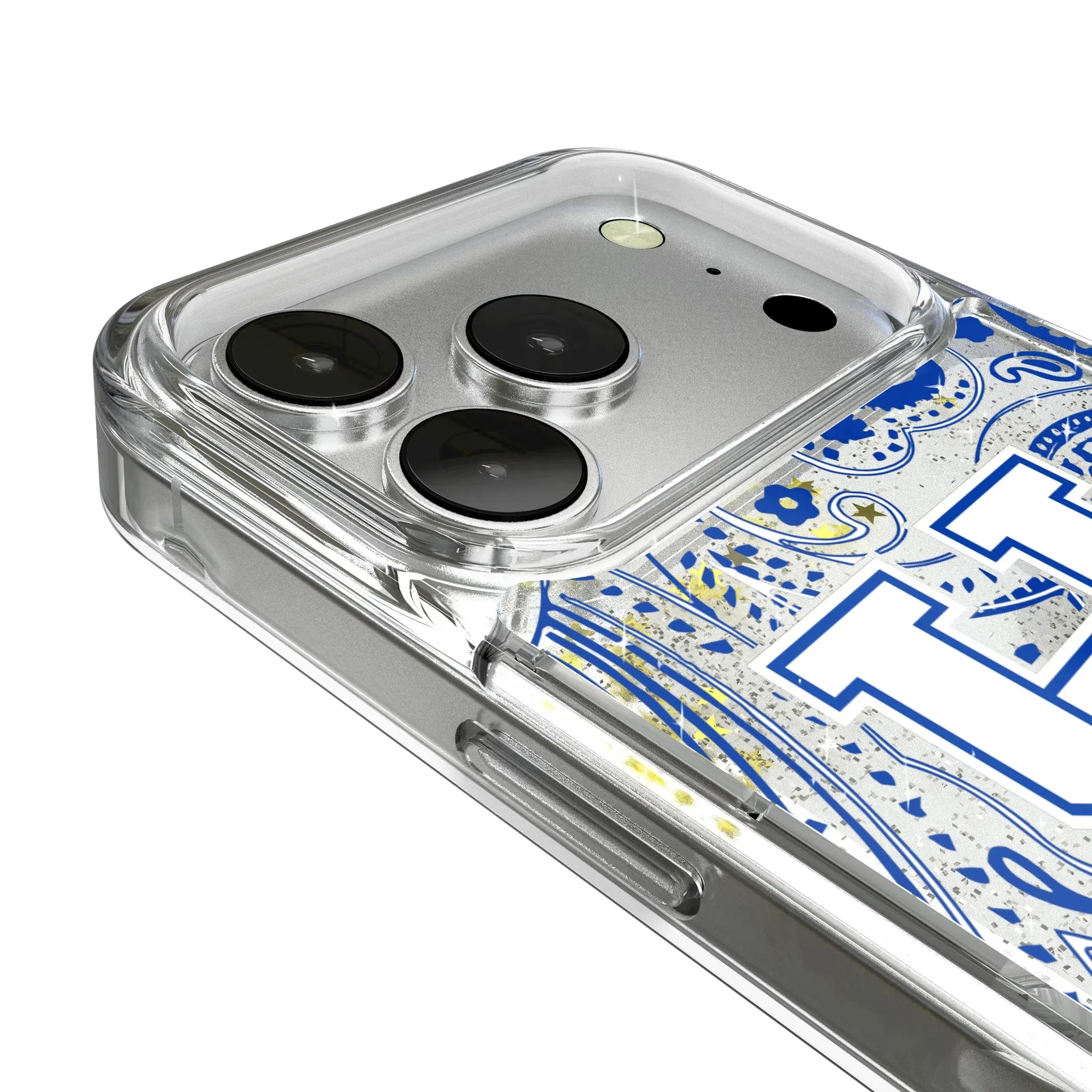 University of Kentucky Wildcats Paisley iPhone Glitter Phone Case for Apple iPhone - Detail
