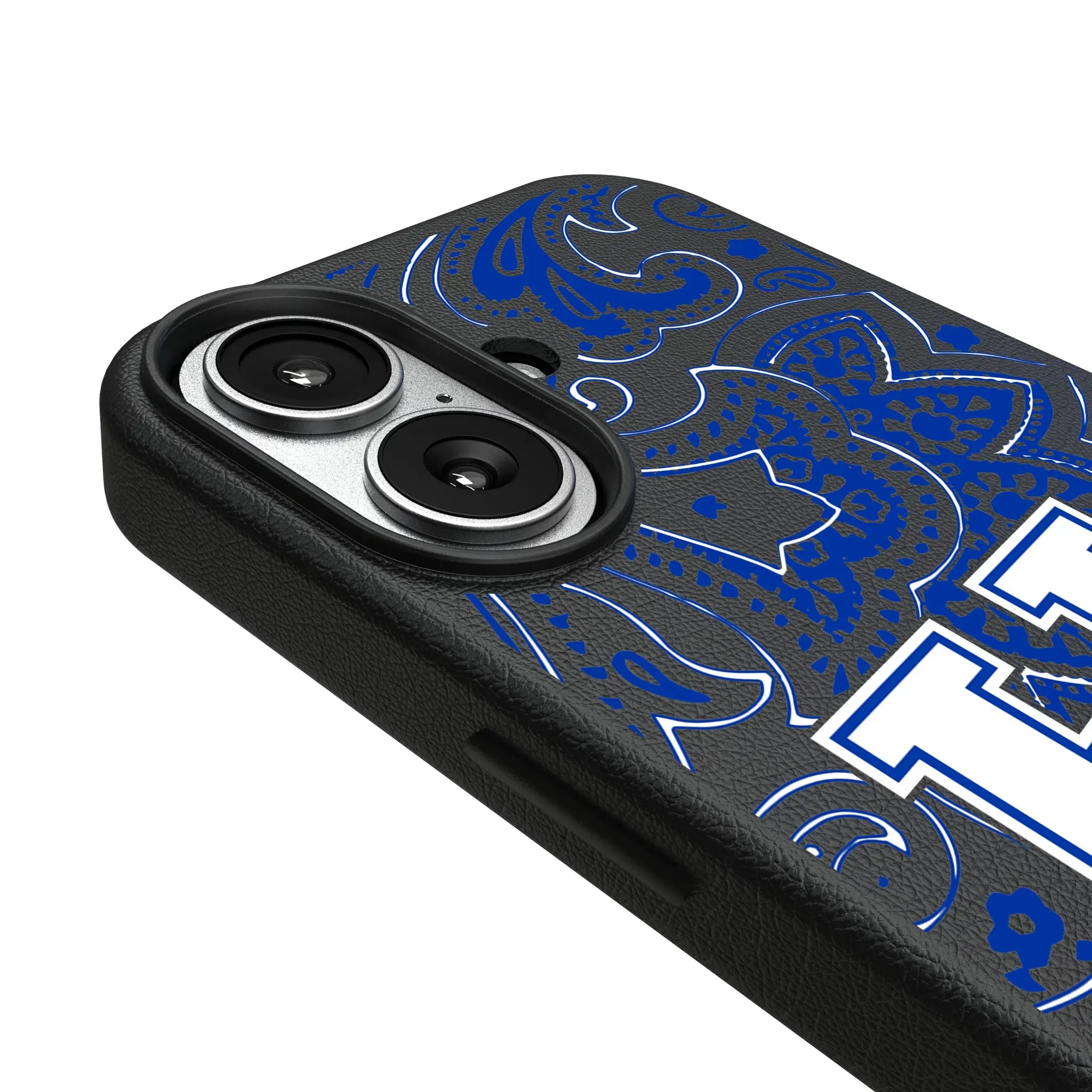 University of Kentucky Wildcats Paisley iPhone MagSafe Compatible Phone Case for Apple iPhone - Detail#Device_iPhone 17