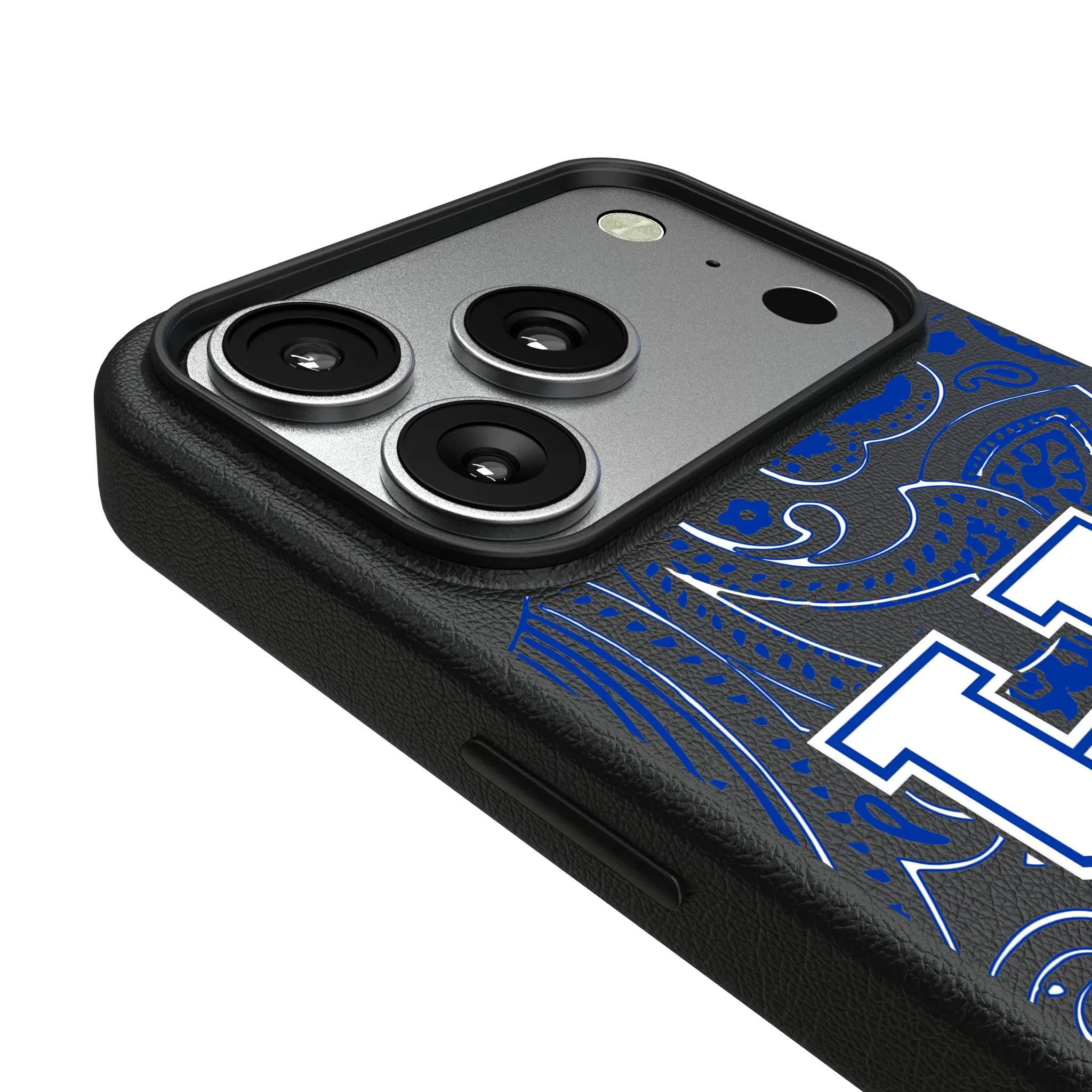 University of Kentucky Wildcats Paisley iPhone MagSafe Compatible Phone Case for Apple iPhone - Detail#Device_iPhone 17 Pro