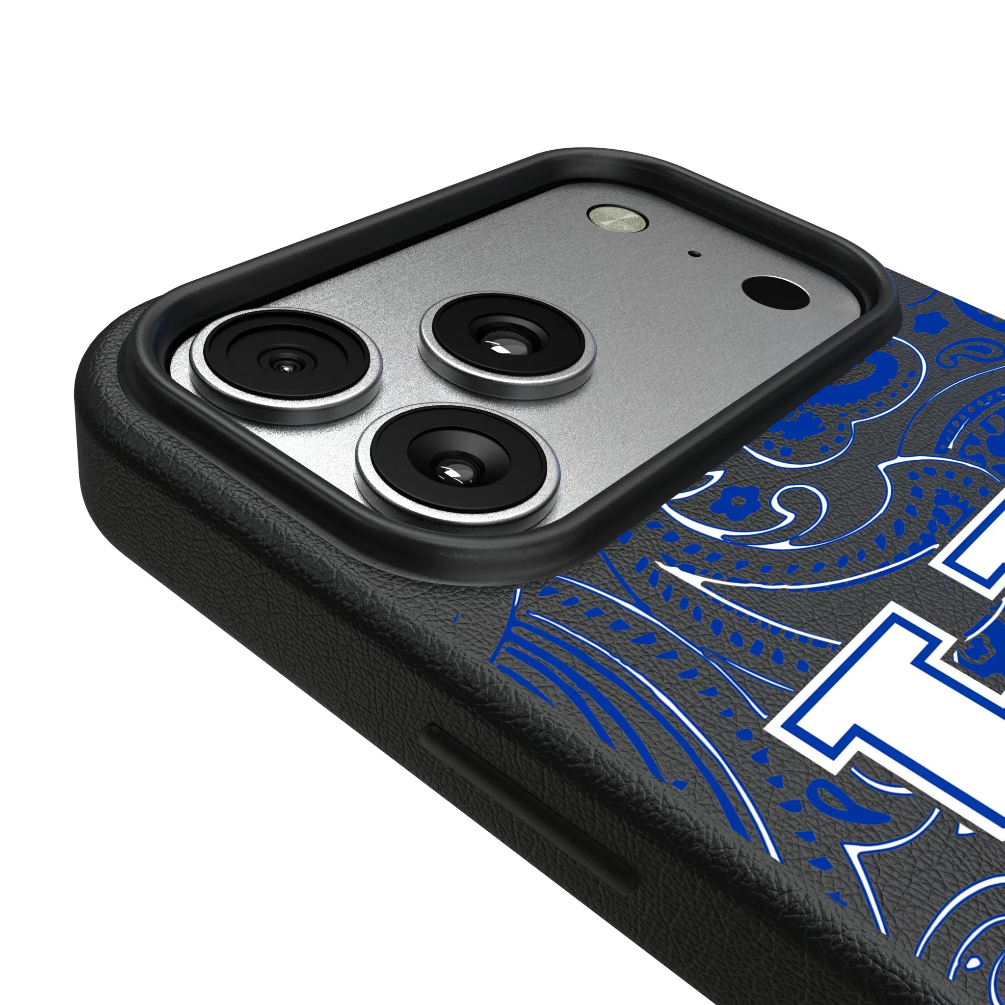 University of Kentucky Wildcats Paisley iPhone MagSafe Compatible Phone Case for Apple iPhone - Detail#Device_iPhone 17 Pro Max
