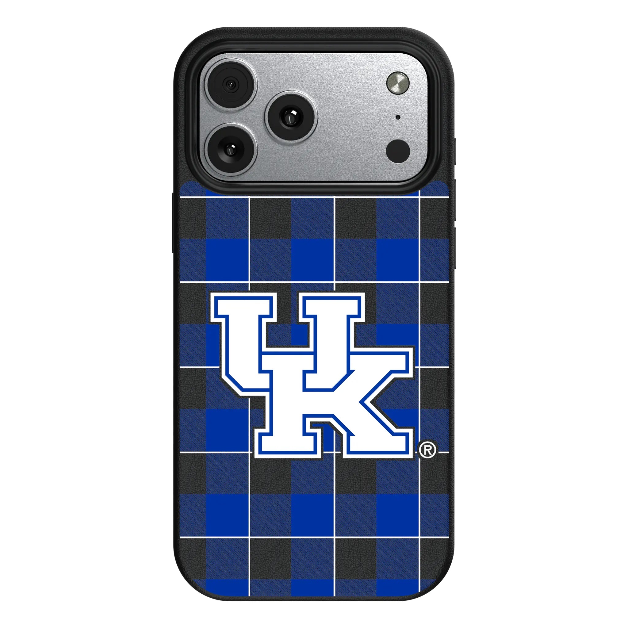 University of Kentucky Wildcats Plaid iPhone MagSafe Compatible Phone Case for Apple iPhone#Device_iPhone 17 Pro Max