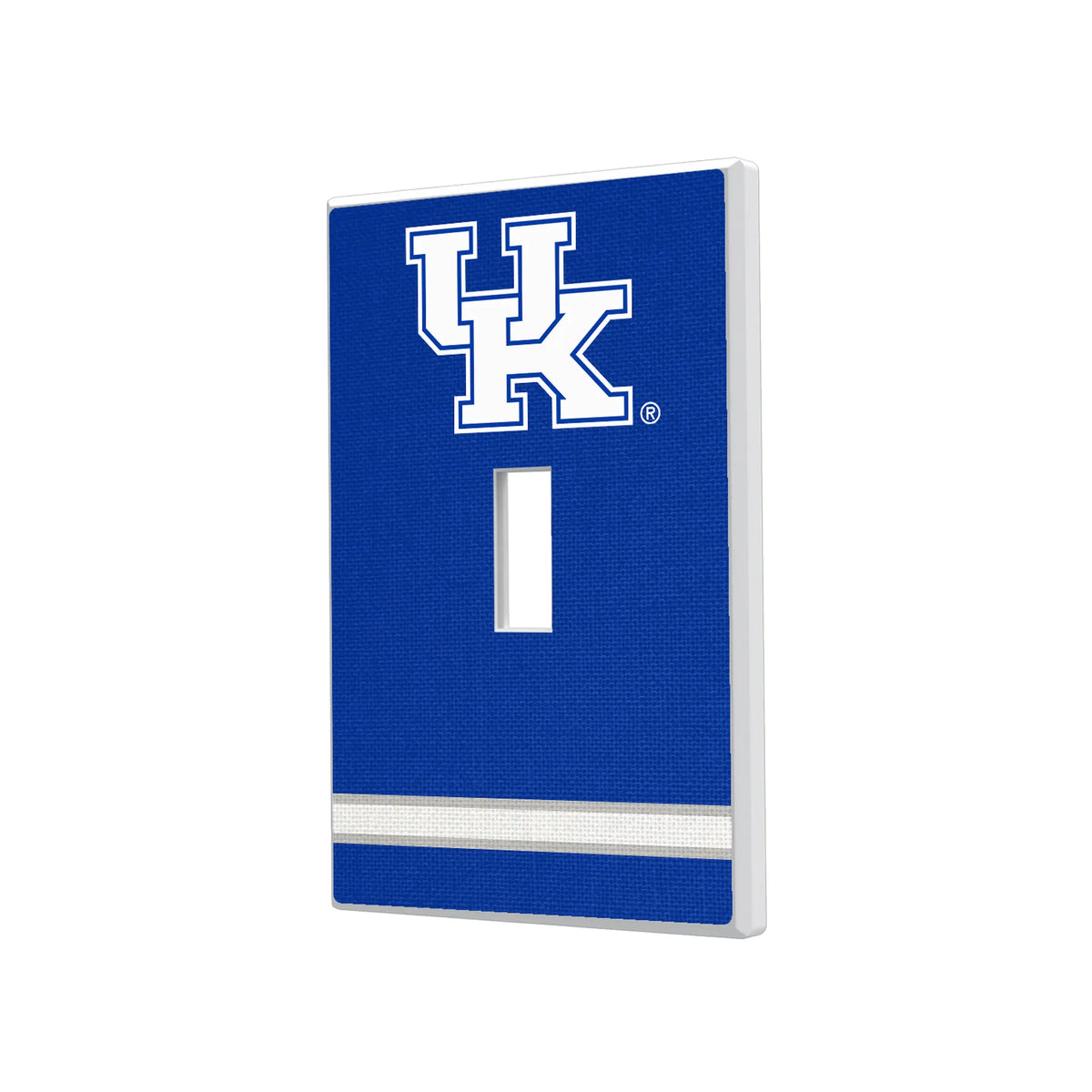 University of Kentucky Wildcats Stripe Hidden-Screw Light Switch Plate#Style_Single Toggle