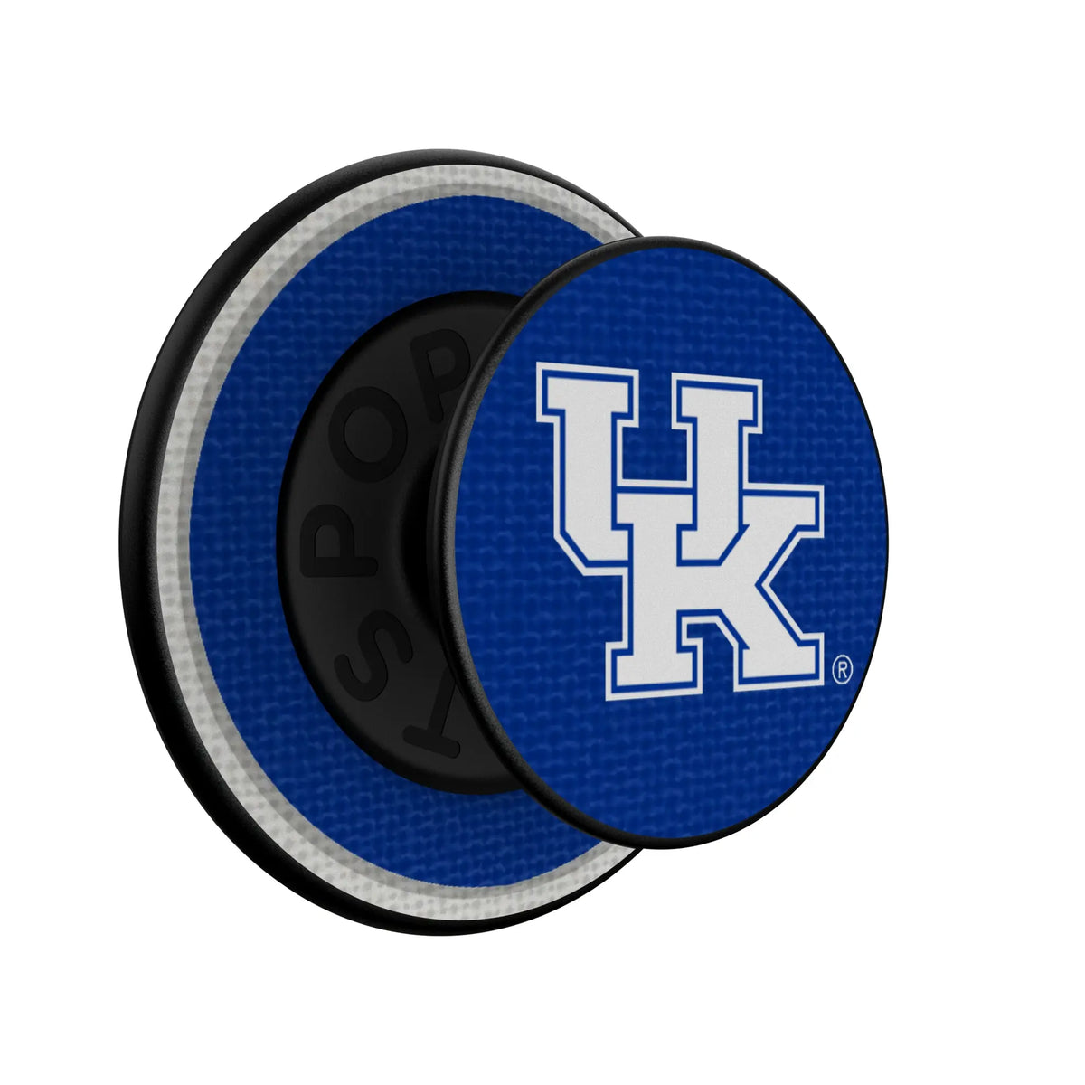 University of Kentucky Wildcats Stripe Popsockets Round Magnetic - Isometric View