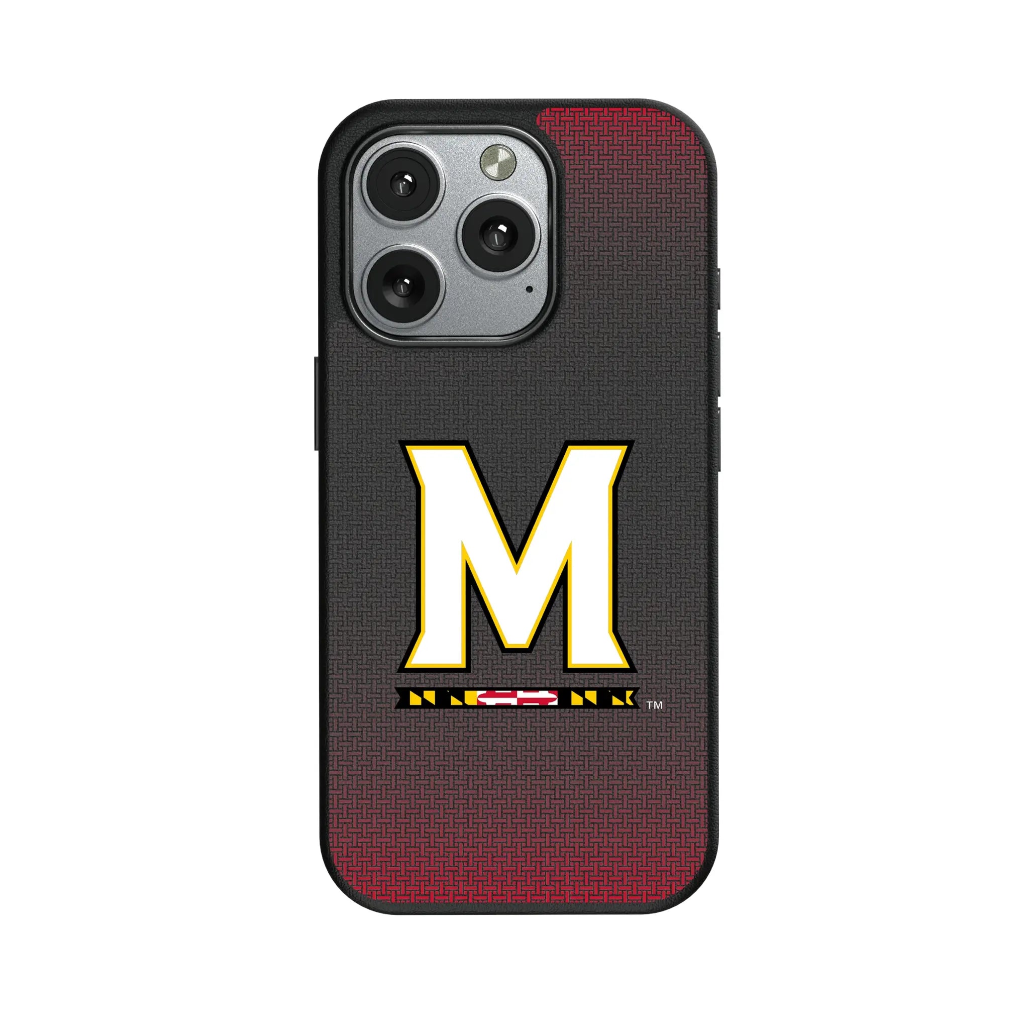 University of Maryland Terrapins Linen iPhone MagSafe Compatible Phone Case for Apple iPhone