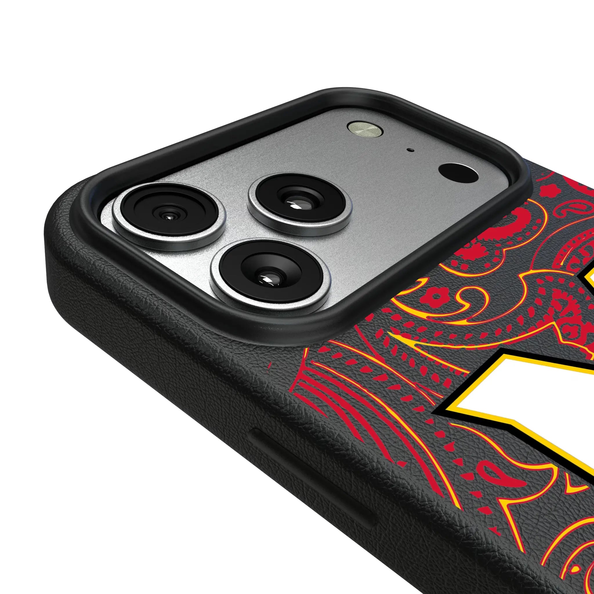 University of Maryland Terrapins Paisley iPhone MagSafe Compatible Phone Case for Apple iPhone - Detail#Device_iPhone 17 Pro Max