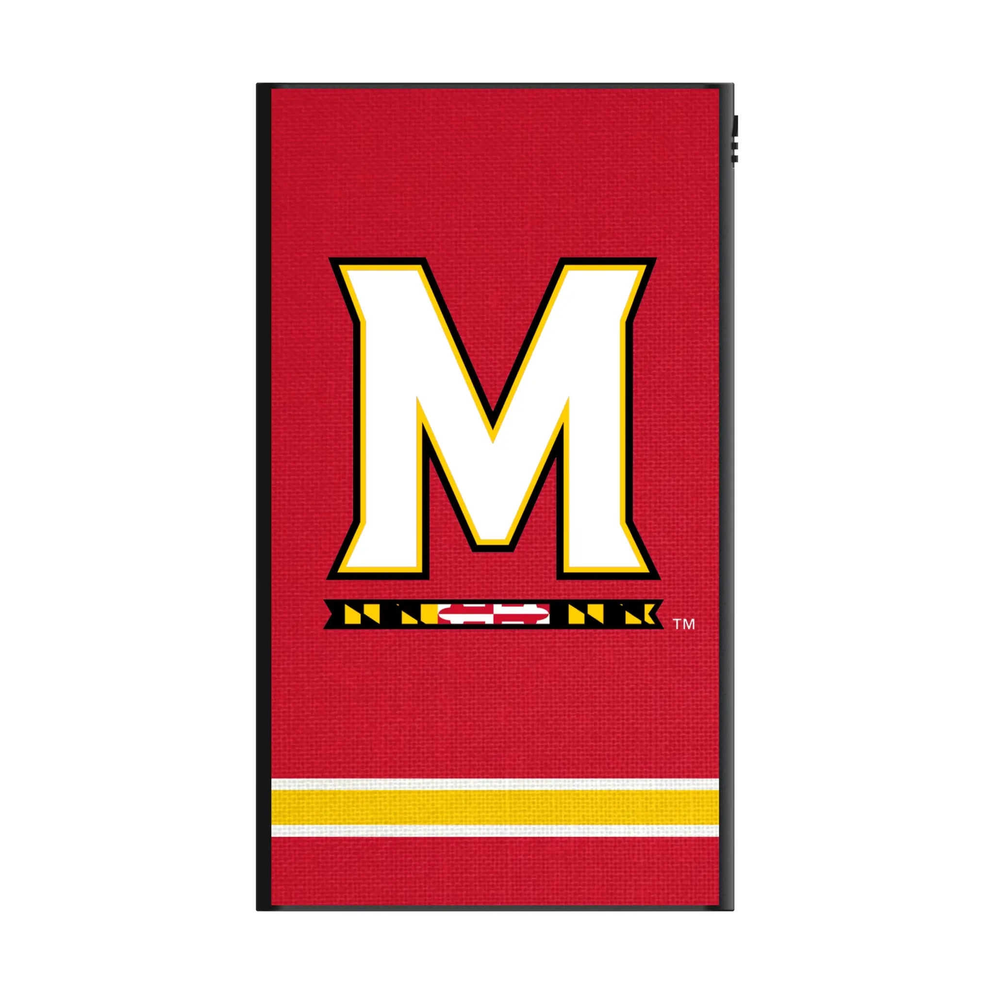 University of Maryland Terrapins Stripe 5000mAh Flat Power Bank