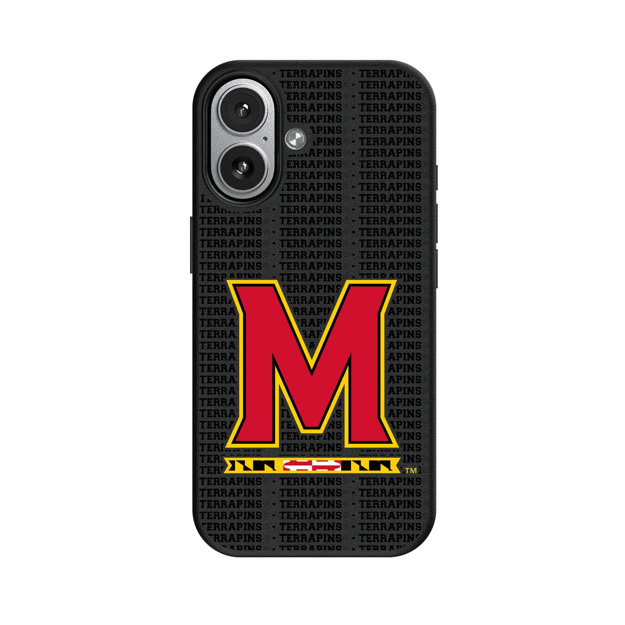 University of Maryland Terrapins Text Backdrop iPhone MagSafe Compatible Phone Case for Apple iPhone#Device_iPhone 17