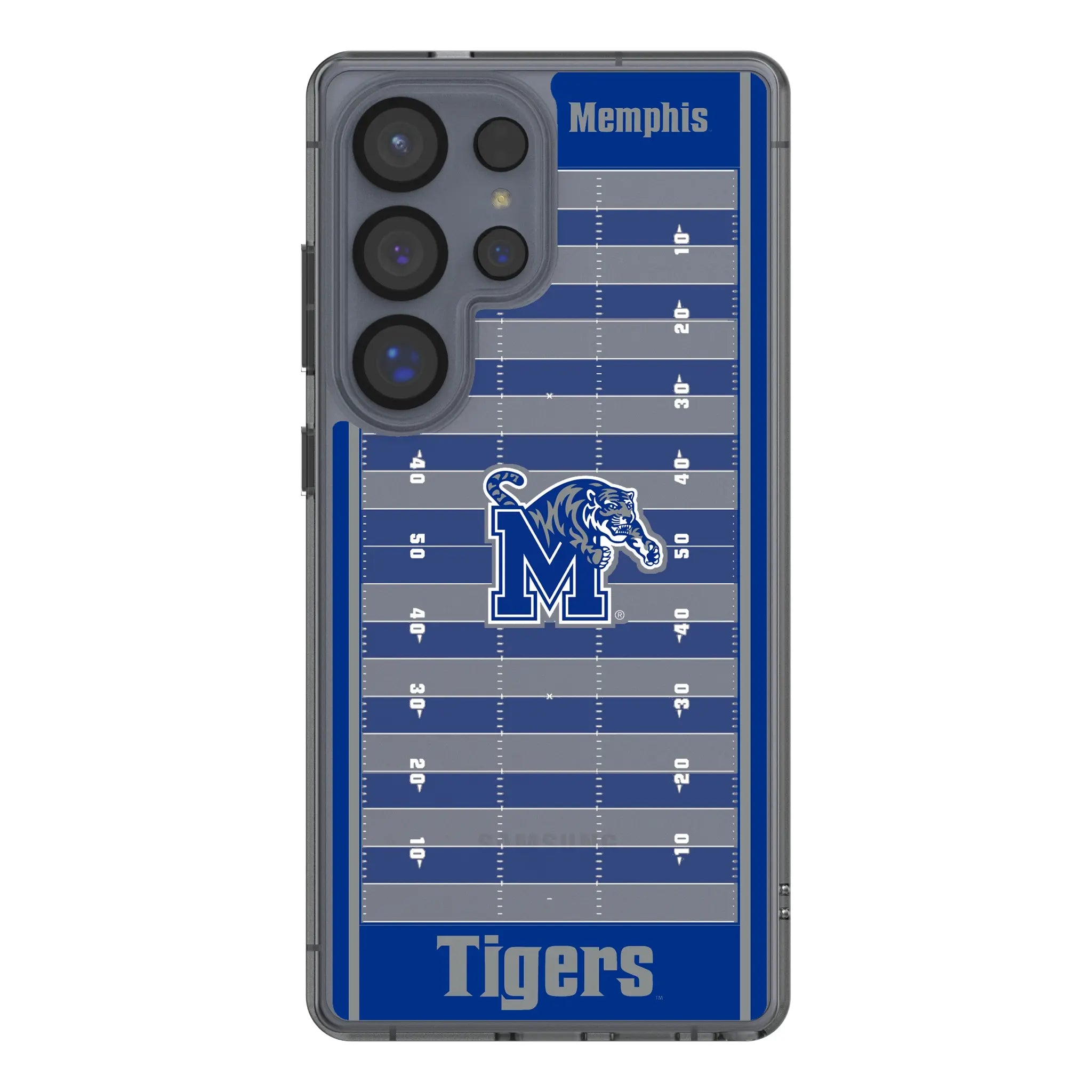 University of Memphis Tigers Field Galaxy Clear Phone Case for Samsung Galaxy#Device_Galaxy S25 Ultra