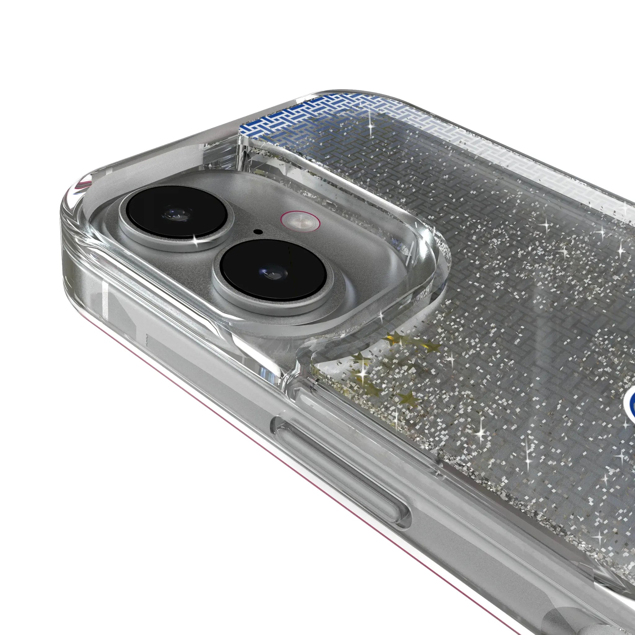 University of Memphis Tigers Linen iPhone Glitter Phone Case for Apple iPhone - Detail
