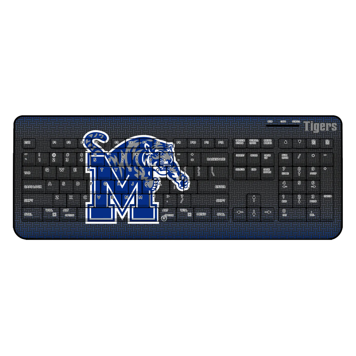 University of Memphis Tigers Linen Wireless USB Keyboard