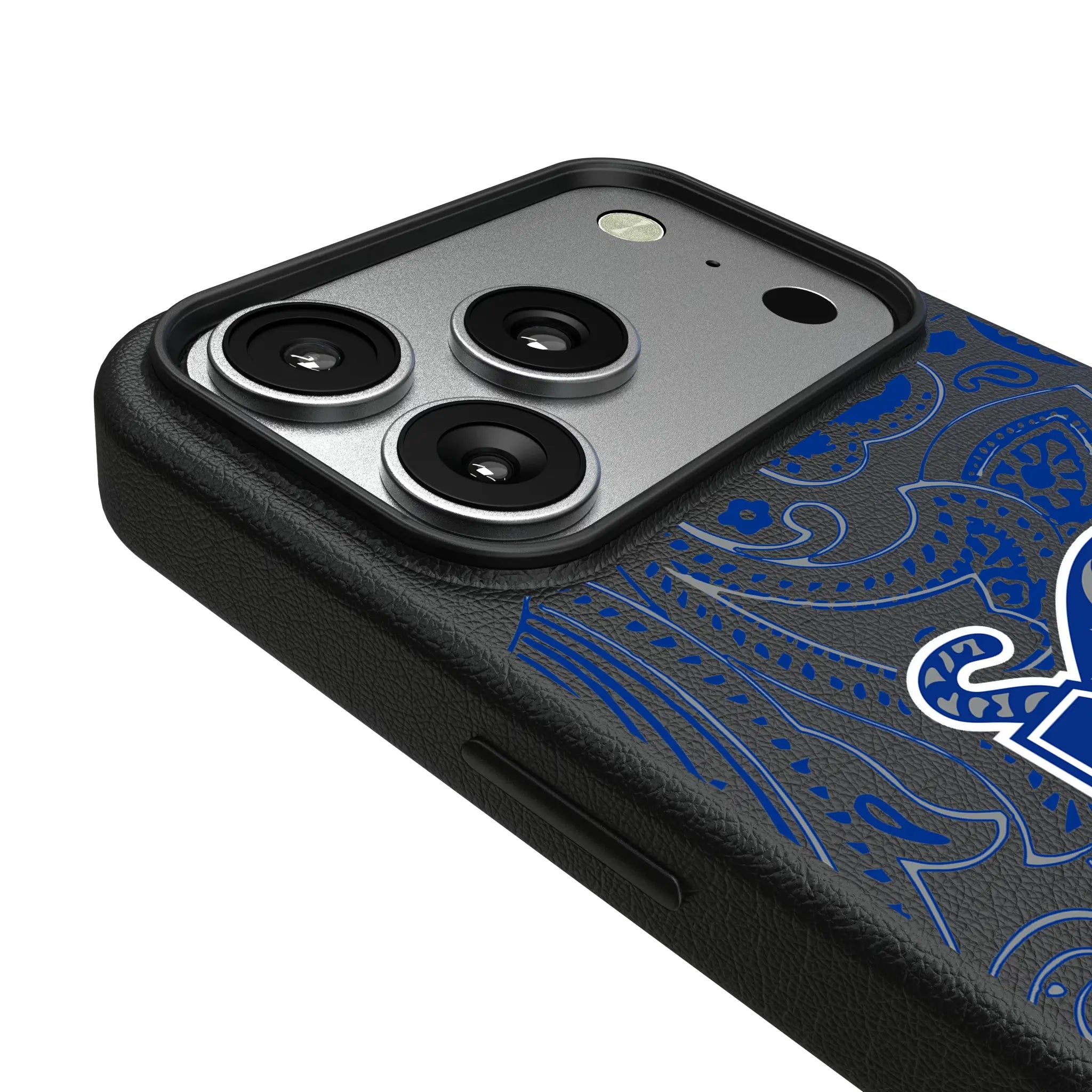 University of Memphis Tigers Paisley iPhone MagSafe Compatible Phone Case for Apple iPhone - Detail#Device_iPhone 17 Pro