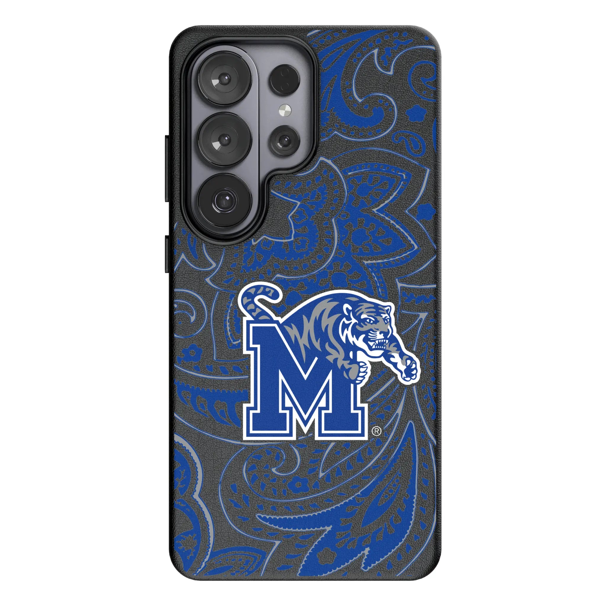 University of Memphis Tigers Paisley Galaxy MagSafe Compatible Phone Case for Samsung Galaxy#Device_Galaxy S26 Ultra