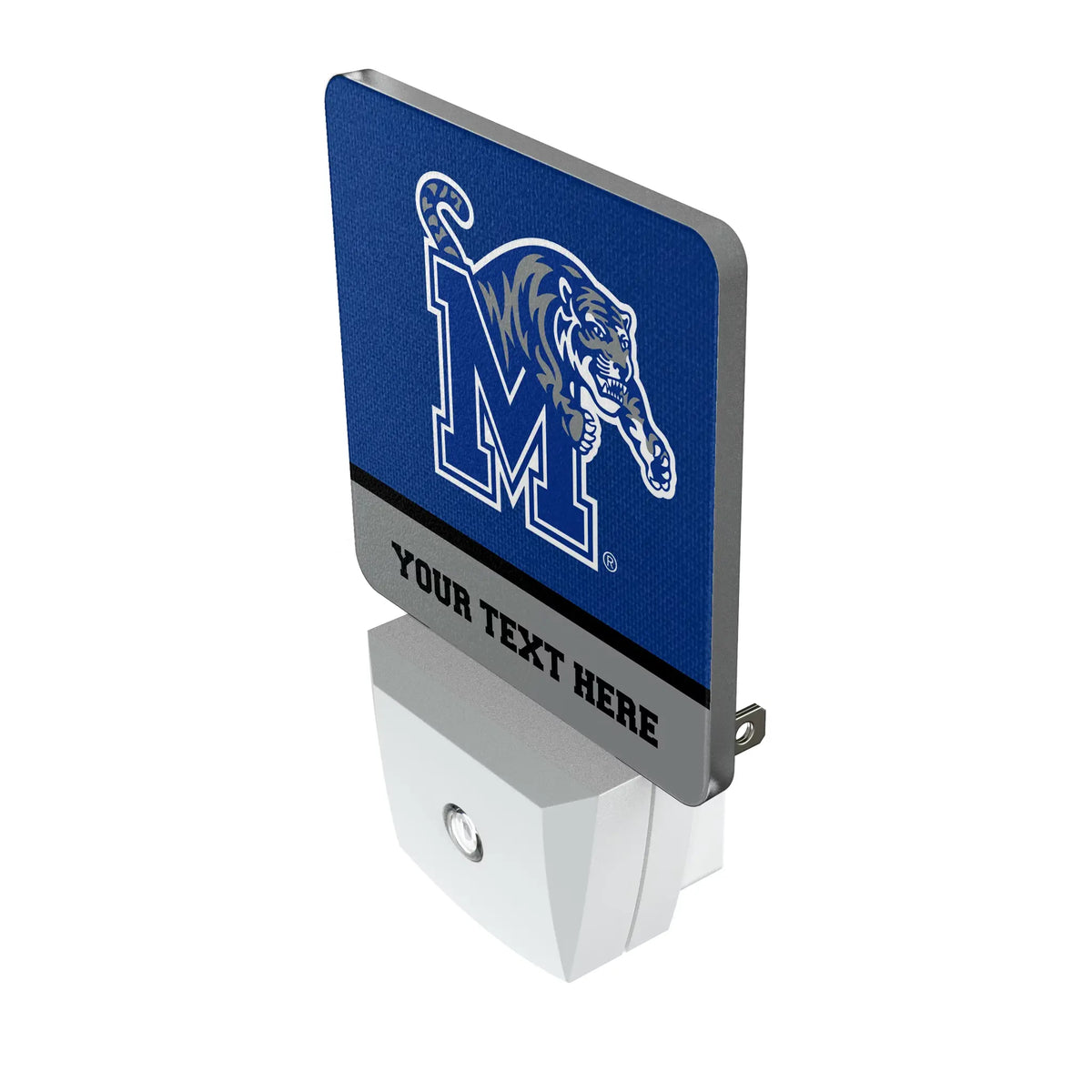 University of Memphis Tigers Personalized Endzone Solid Night Light 2-Pack - Isometric View
